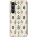 Birch and Linen Pattern by Elsi Vaarala — Samsung Galaxy Bio-degradable Case — Finnaij