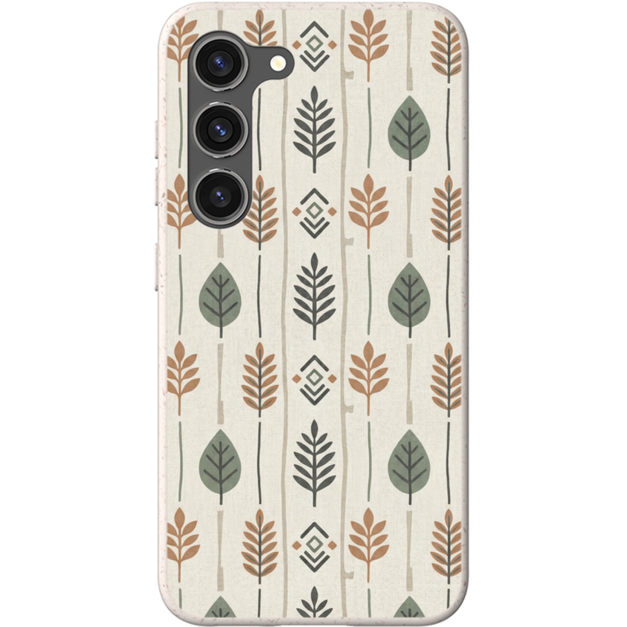 Birch and Linen Pattern by Elsi Vaarala — Samsung Galaxy Bio-degradable Case — Finnaij
