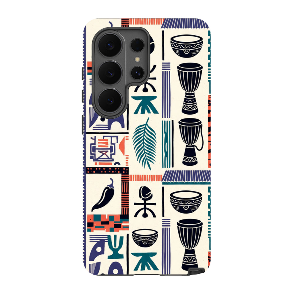 Market Day Icons by Ada Okoye Tough Case for Samsung Galaxy — Finnaij