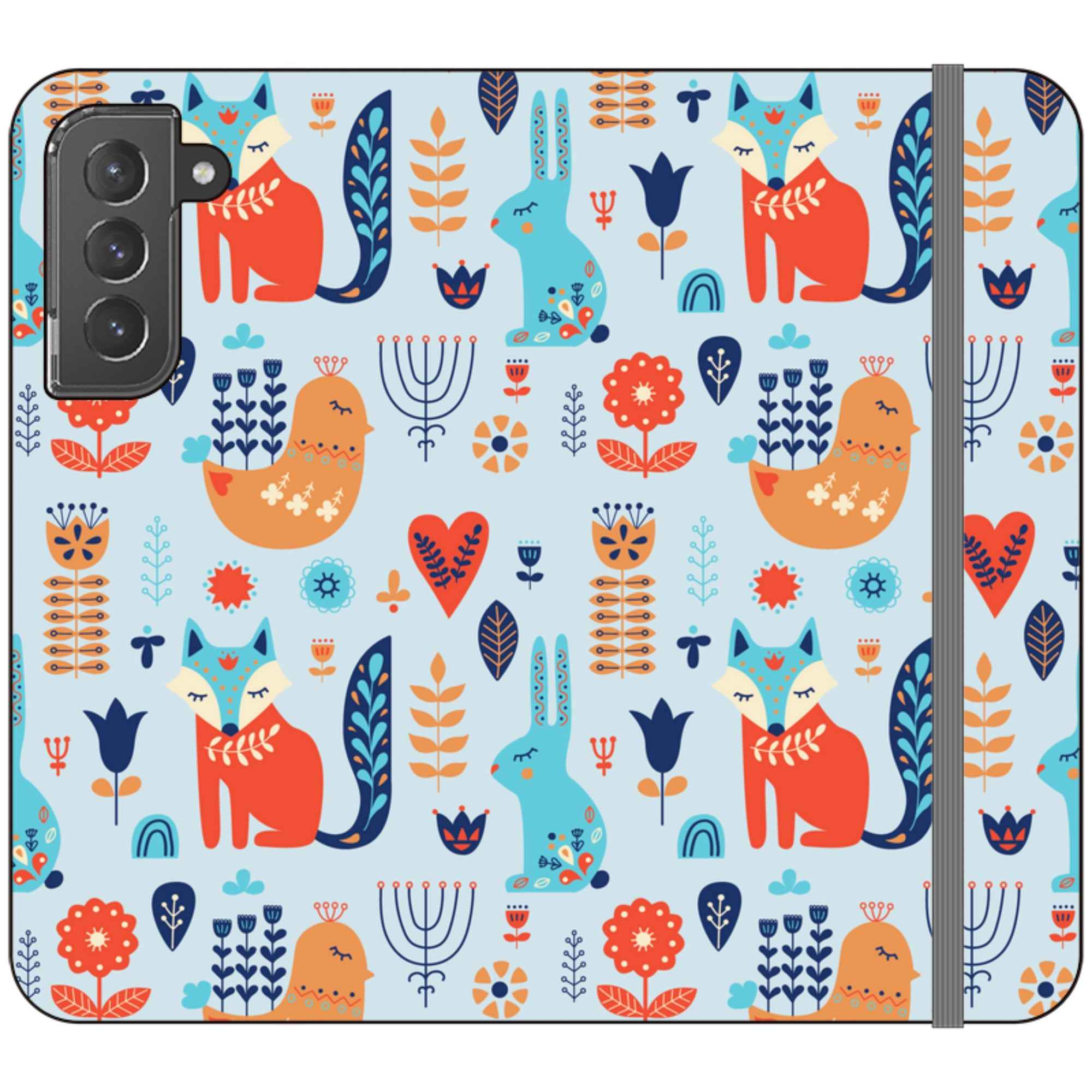 Nordic Ornament — Apple Folio Wallet Case — Finnaij