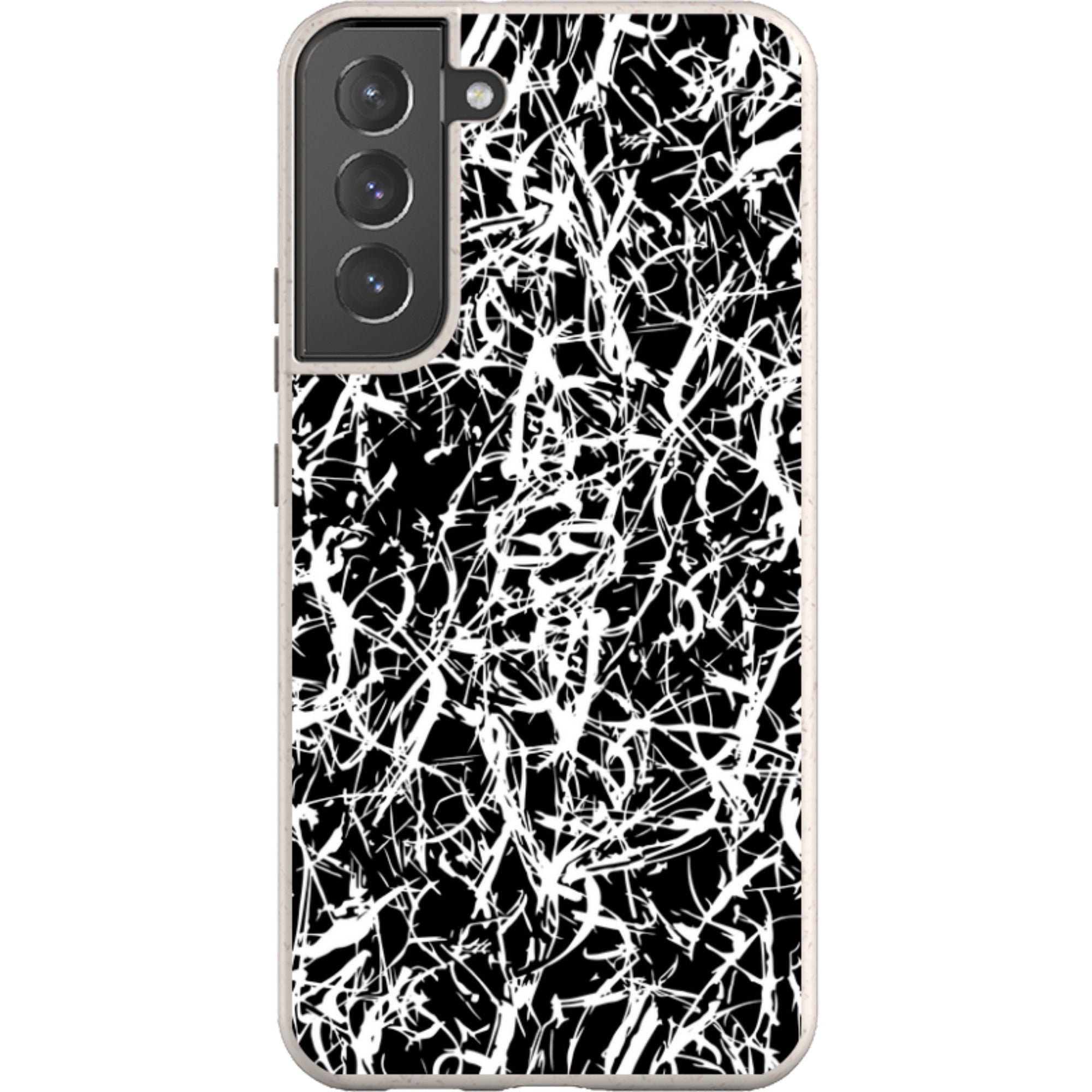 Black-White Grunge — Samsung Galaxy Bio-degradable Case — Finnaij