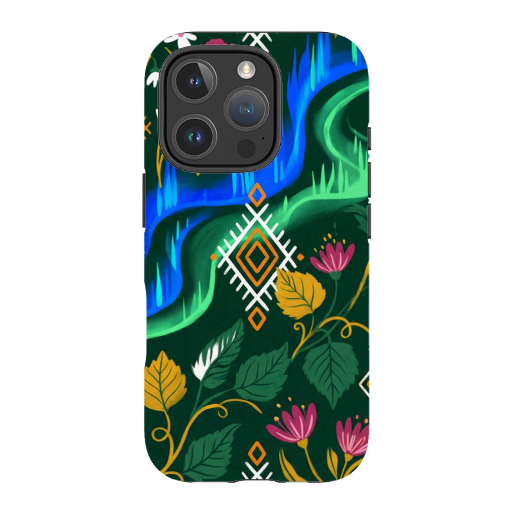 Aurora Birch Bloom by Aino Kallio — Apple iPhone Tough Case — Finnaij