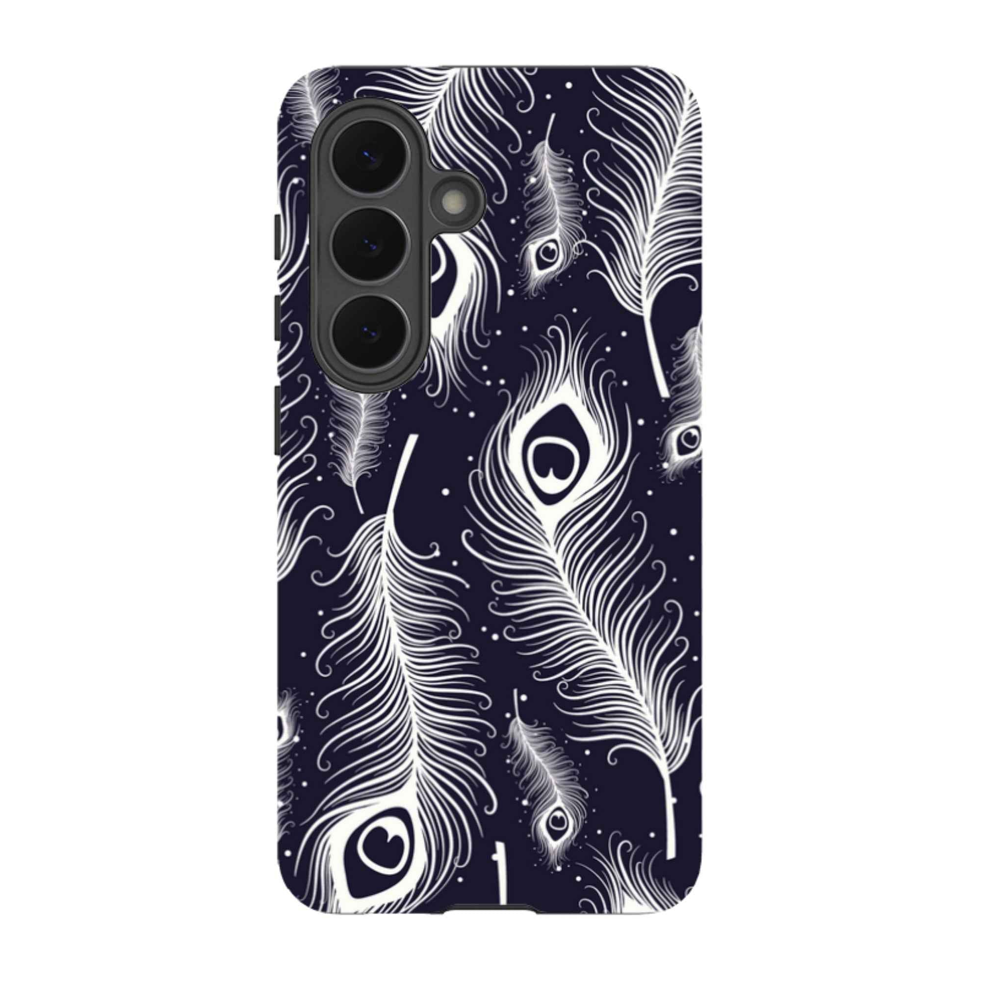 Feathers in Bloom — Samsung Galaxy Tough Case — Finnaij