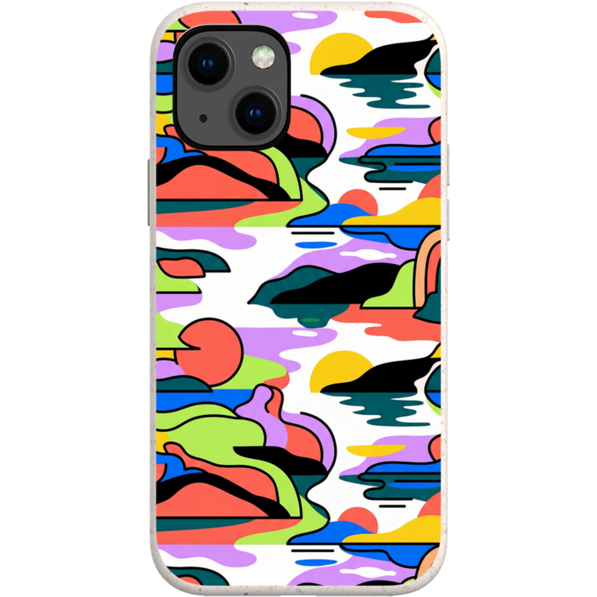 Archipelago Color Motion by Salla Niemi — iPhone 13 iPhone Bio-degradable Case — Finnaij