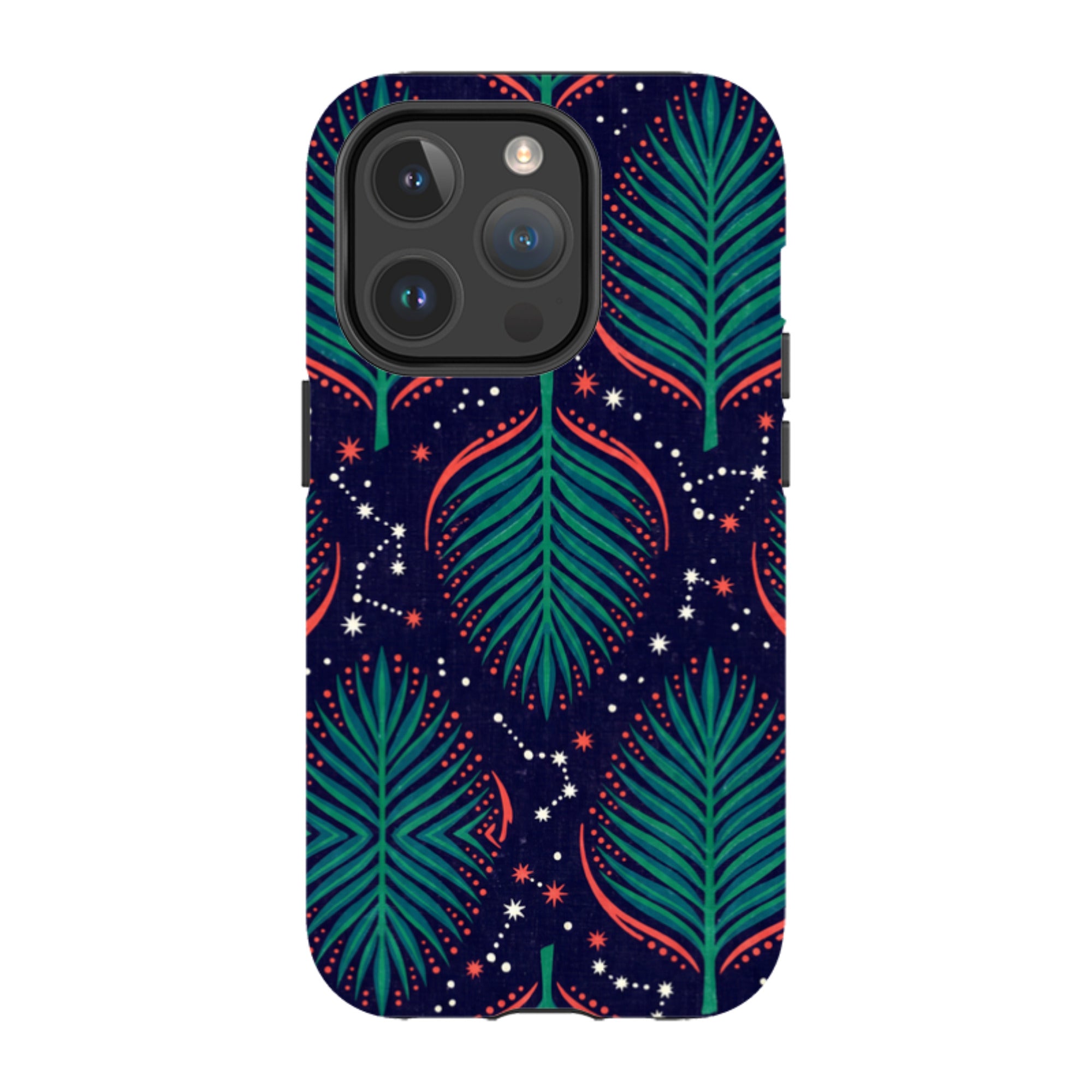 Palm Frond Constellations by Ada Okoye — iPhone 14 Pro MagSafe Tough Case — Finnaij