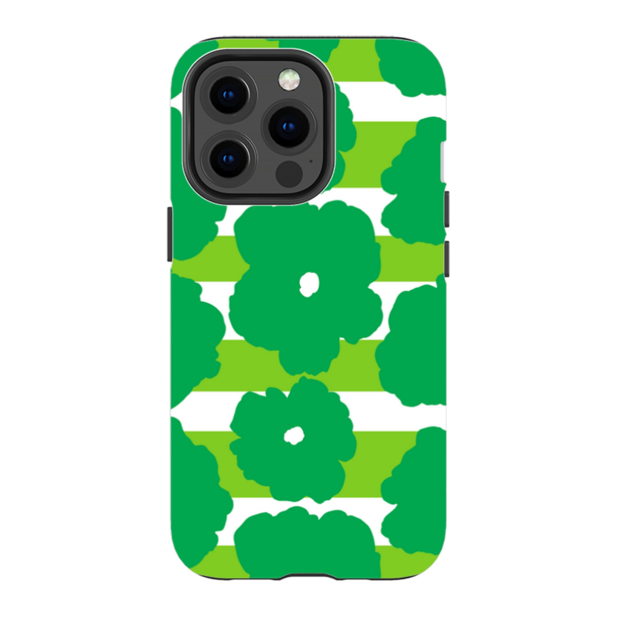 Bold Floral Green — Apple iPhone Tough Case — Finnaij