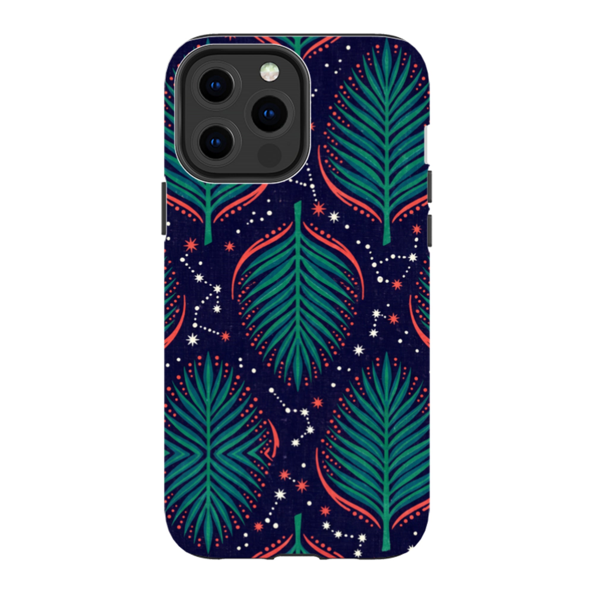 Palm Frond Constellations by Ada Okoye - iPhone Tough Case