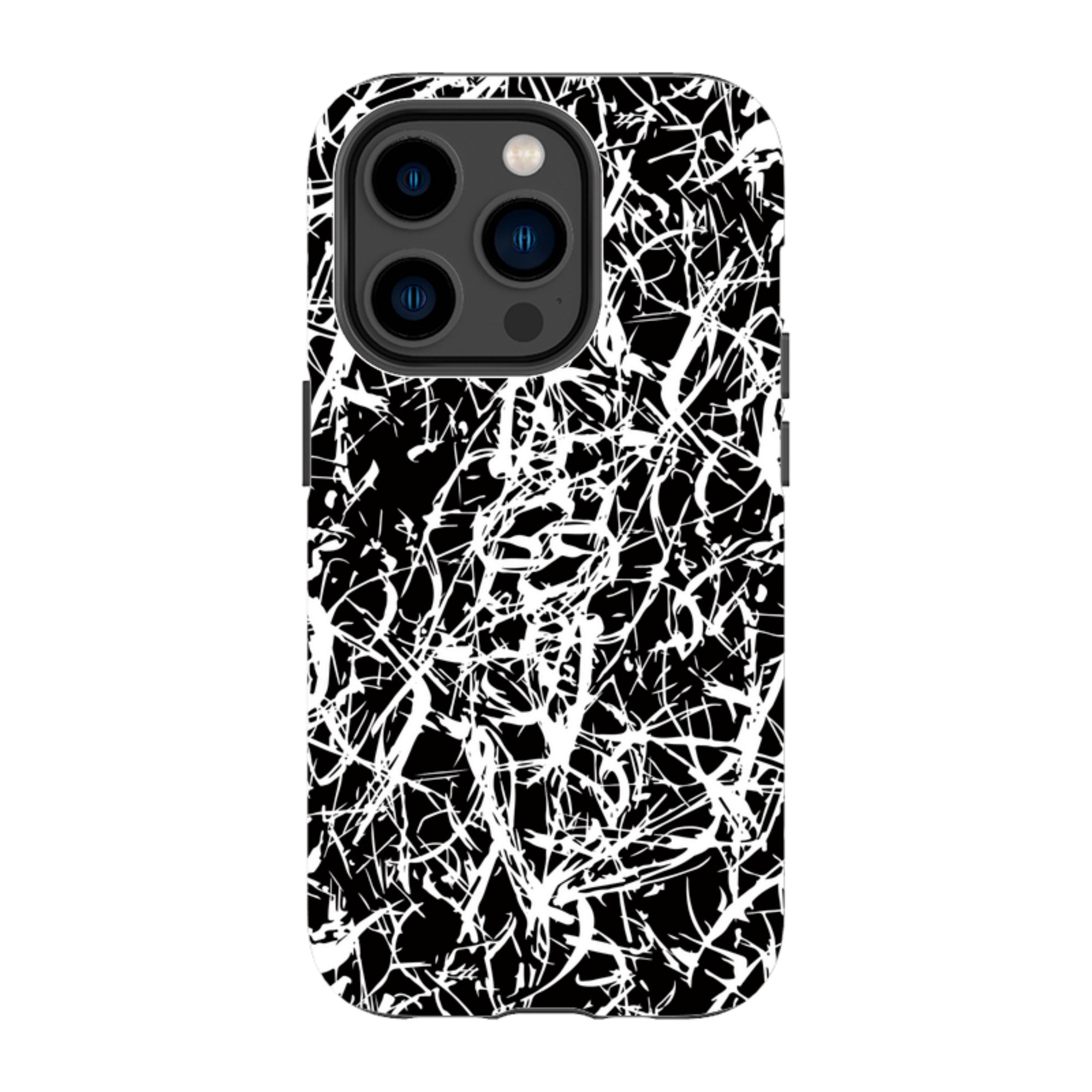 Black-White Grunge — Apple iPhone Tough Case — Finnaij