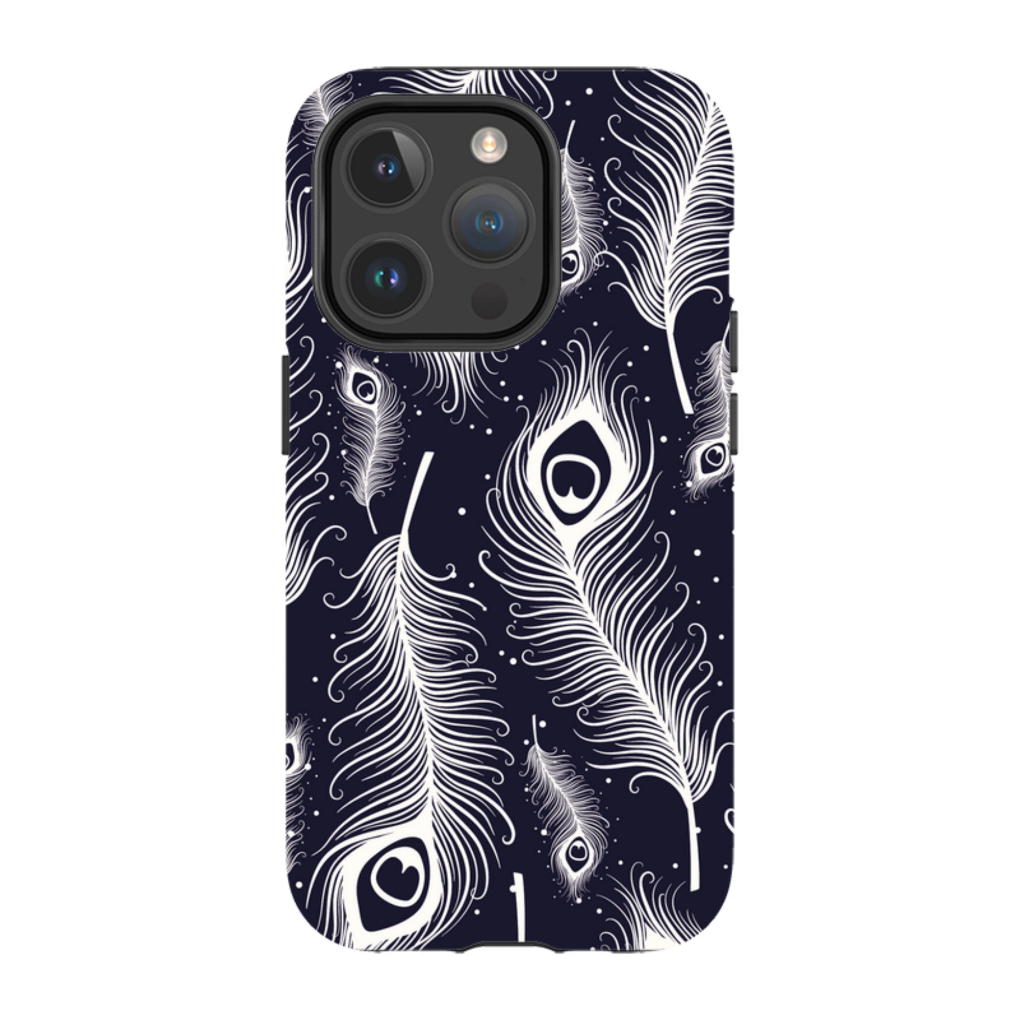 Feathers in Bloom — iPhone 14 Pro Magsafe Tough Case — Finnaij