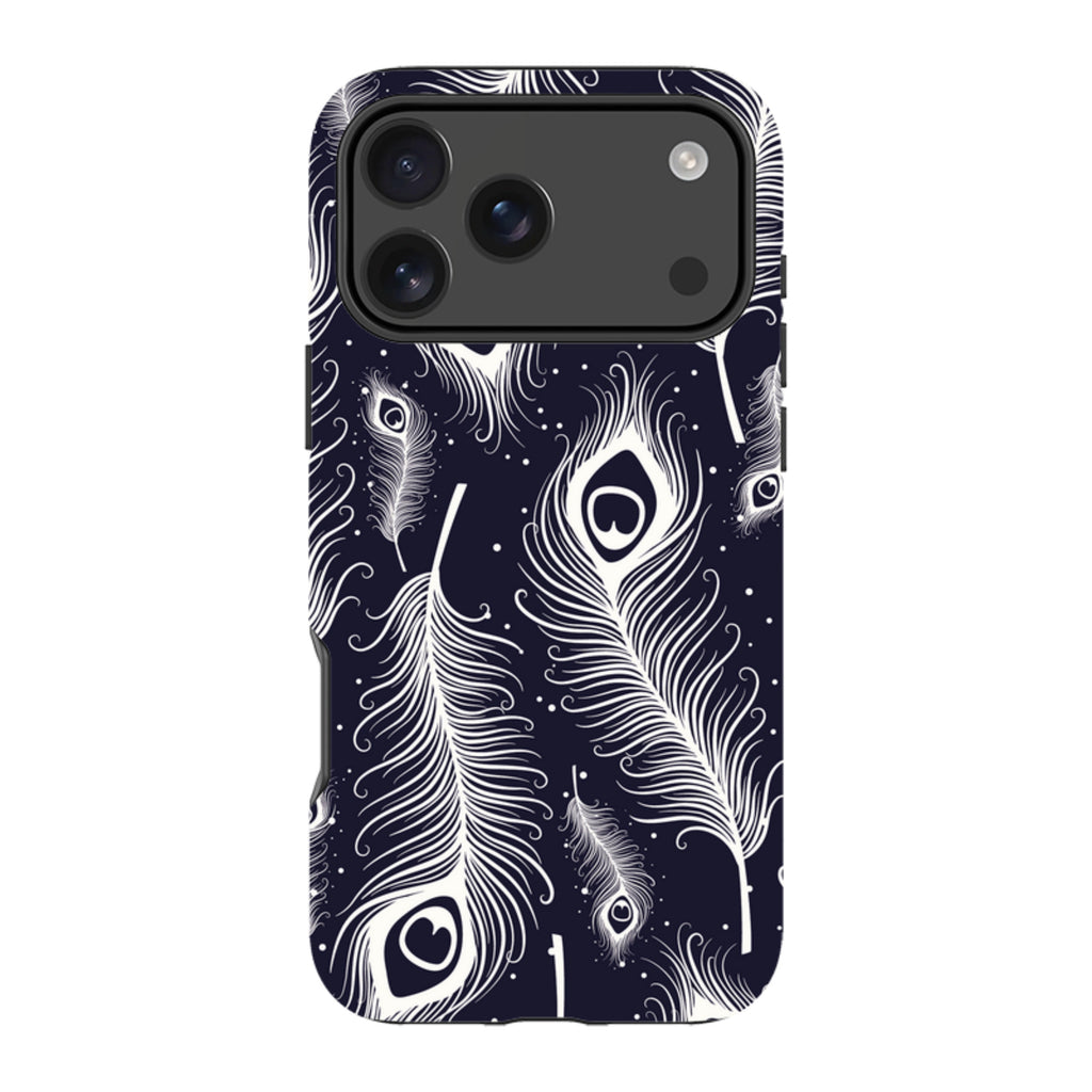 Feathers in Bloom — Apple iPhone Tough Case — Finnaij