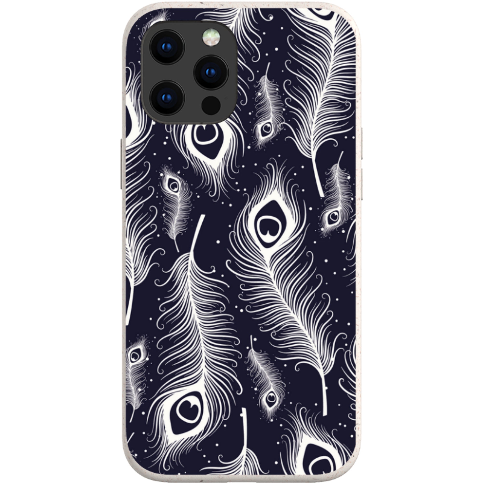 Feathers in Bloom — iPhone 13 Pro Max iPhone Bio-degradable Case — Finnaij