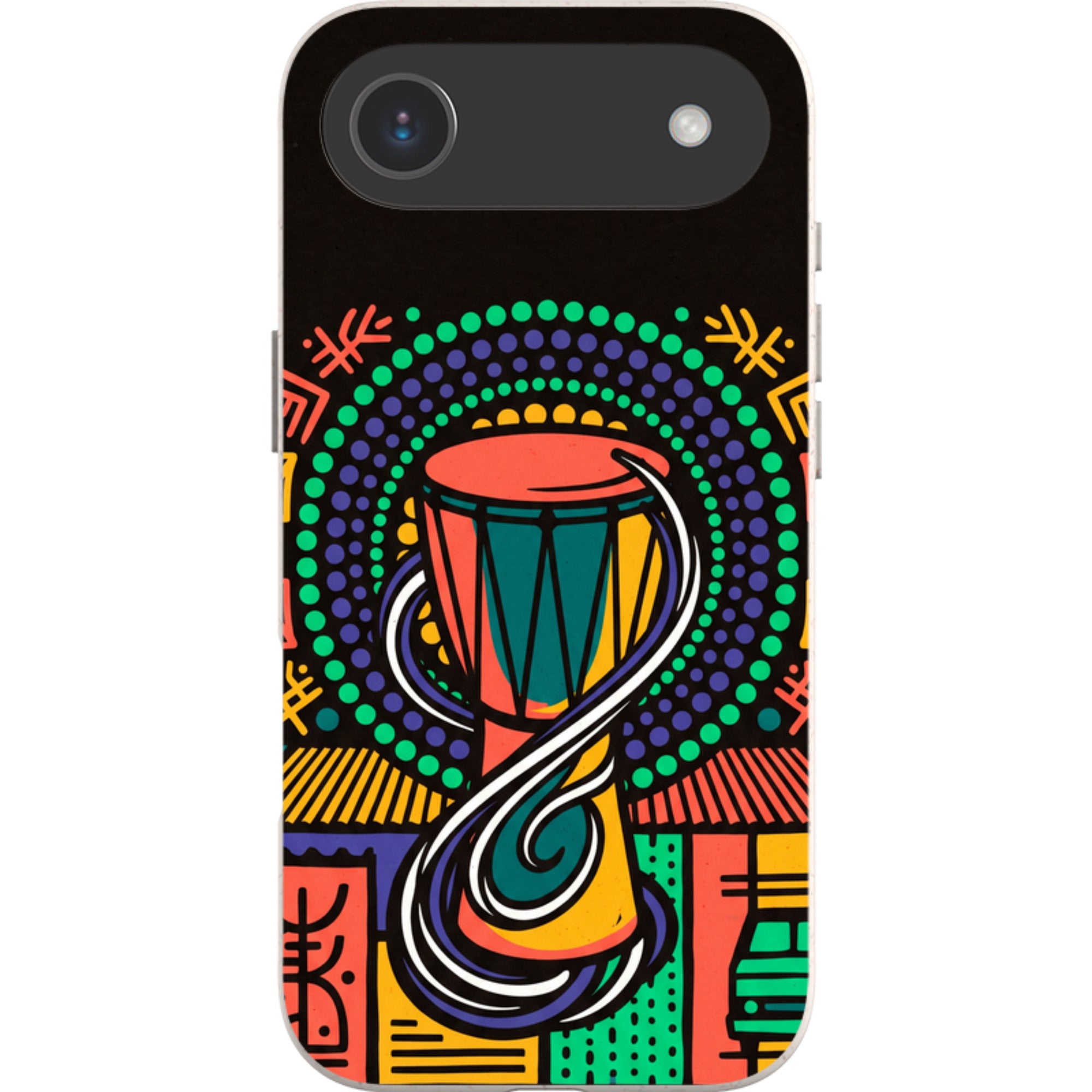 Talking Drum Halo by Ada Okoye — iPhone Air iPhone Bio-degradable Case — Finnaij