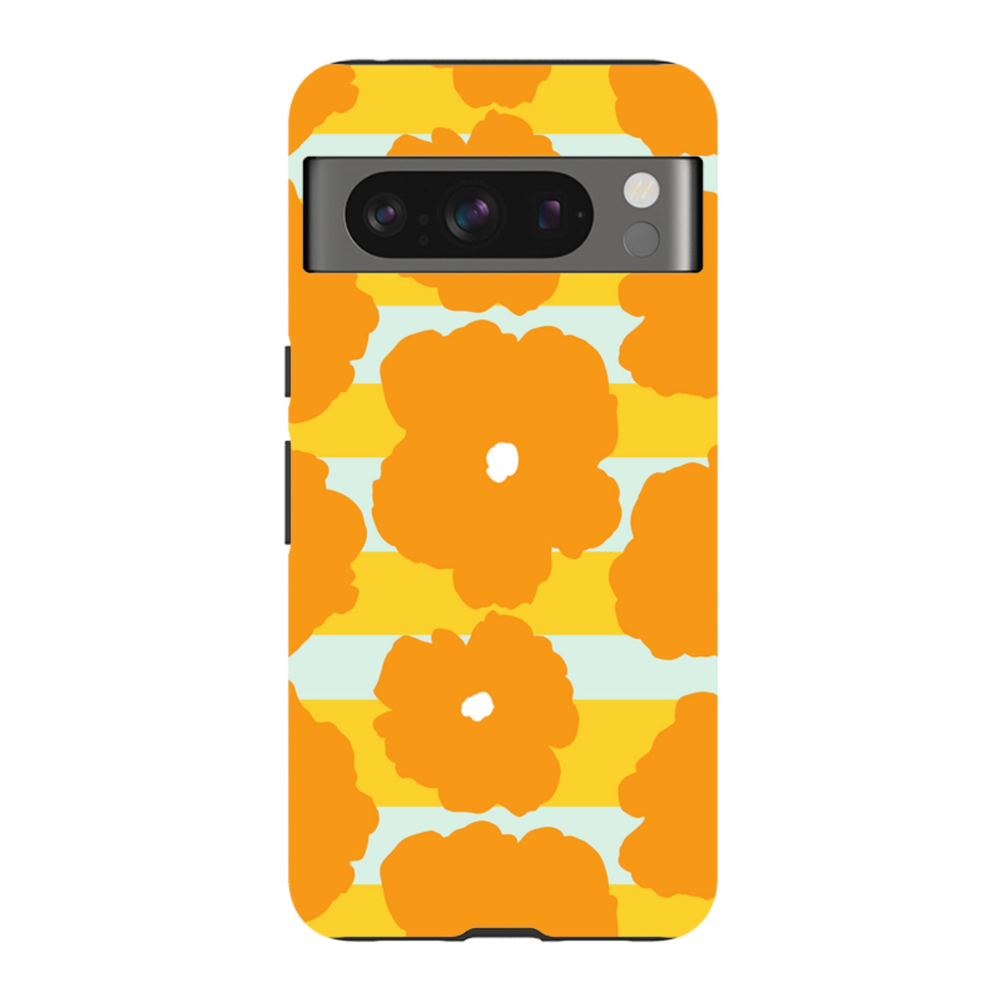 Bold Floral Orange — Google Tough Case — Finnaij