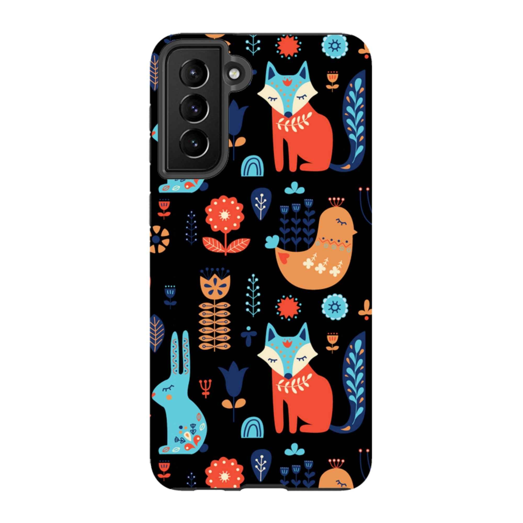Nordic Ornament Black — Samsung Galaxy Tough Case — Finnaij