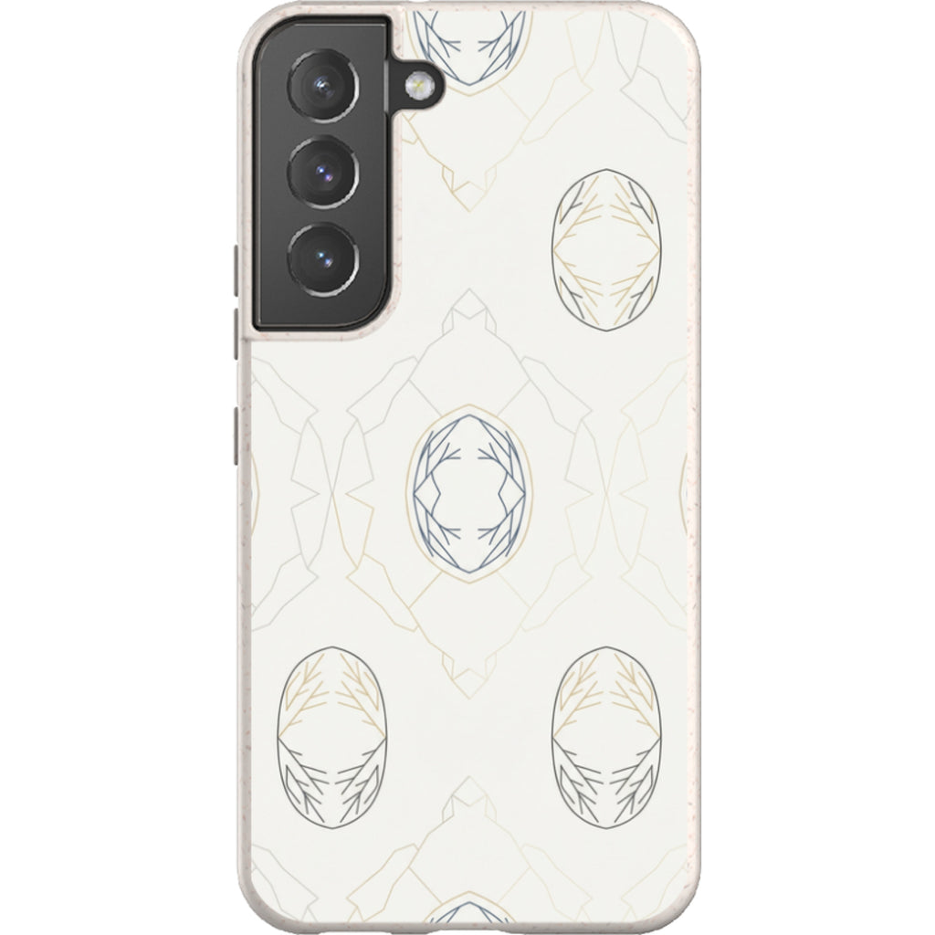 Frozen Lake Silence by Elsi Vaarala — S22 Samsung Galaxy Bio-degradable Case — Finnaij
