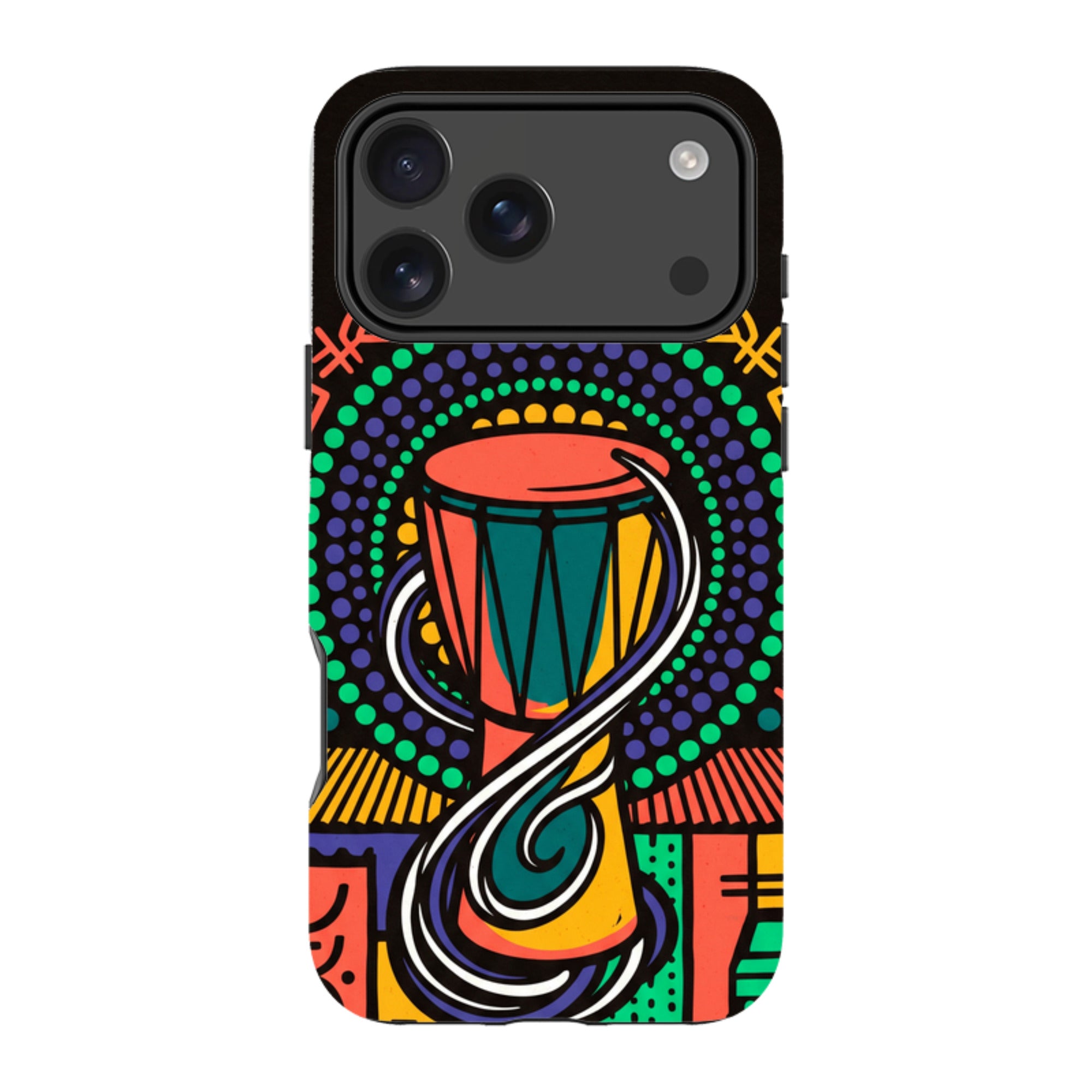 Talking Drum Halo by Ada Okoye — iPhone 17 Pro Max MagSafe Tough Case — Finnaij