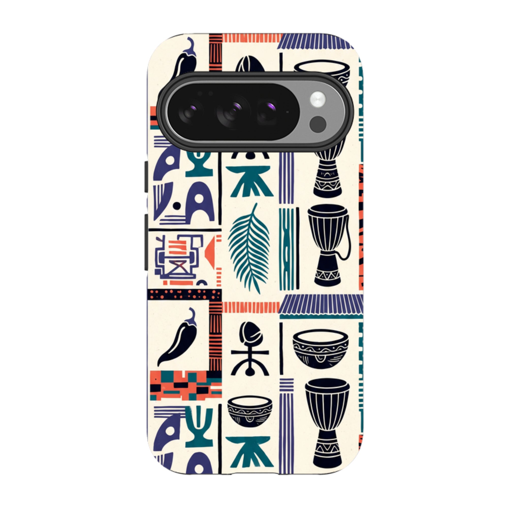 Market Day Icons by Ada Okoye Tough Case for Google Pixel — Finnaij