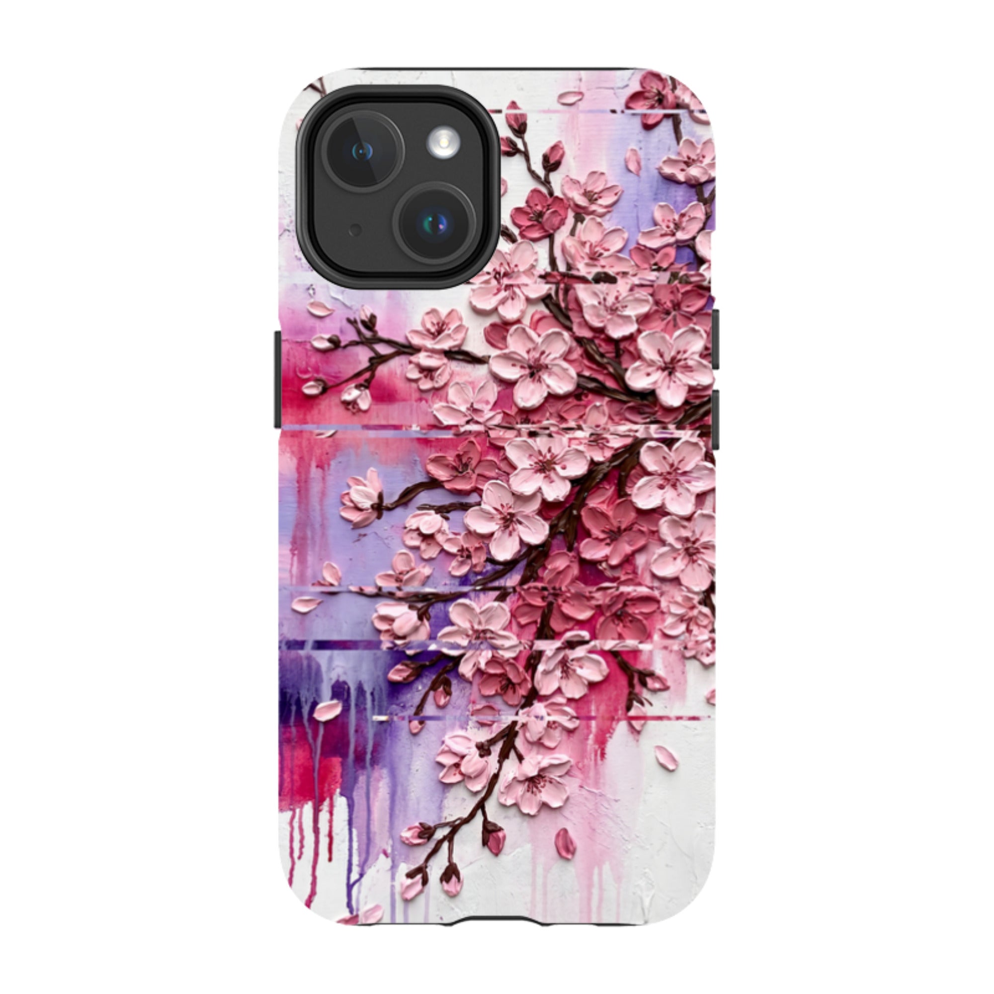 Cherry Blossoms by Frida Lövström — iPhone 14 Magsafe Tough Case — Finnaij