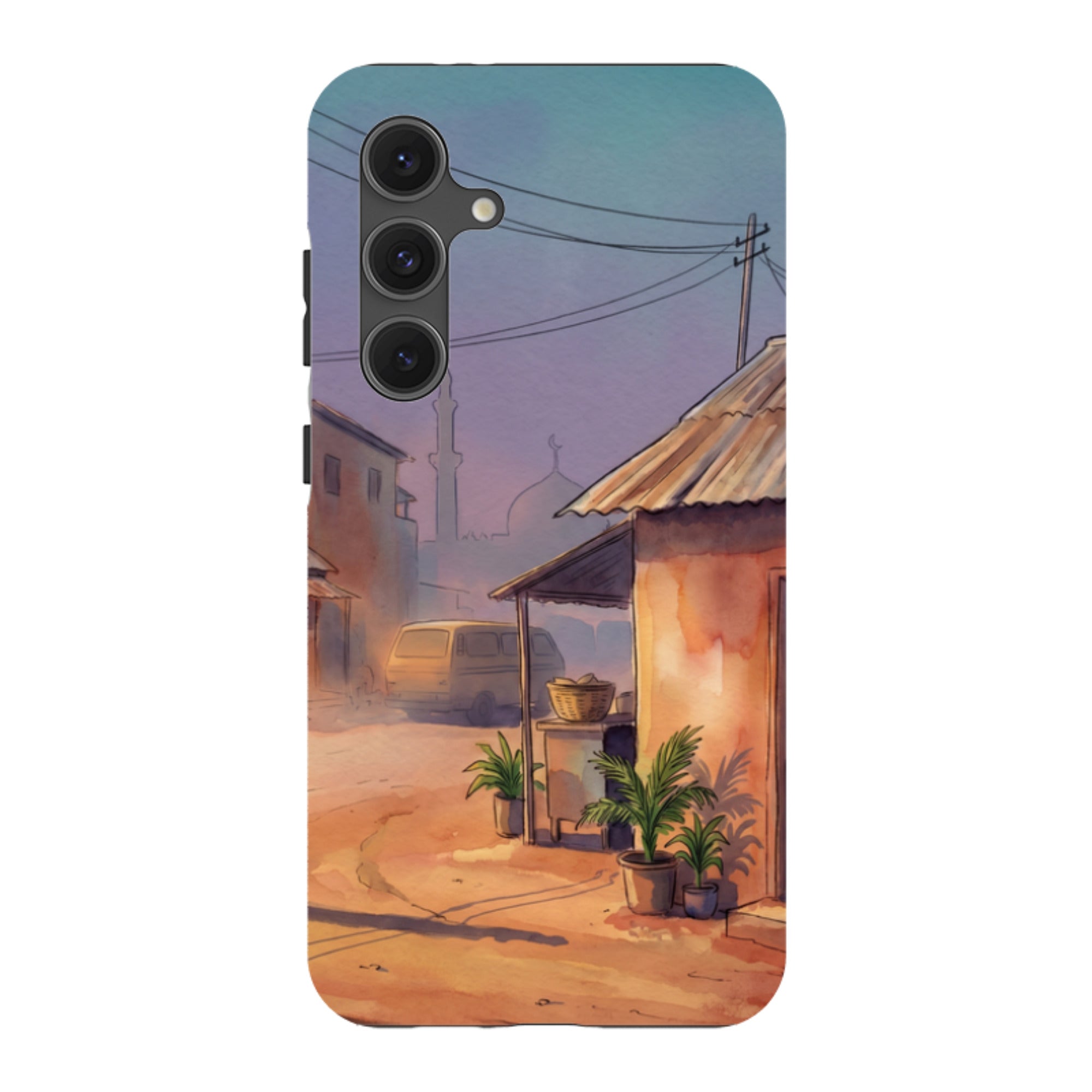 City Edge Quiet Street by Tobi Akinyemi — Tough Case for Samsung Galaxy — Finnaij