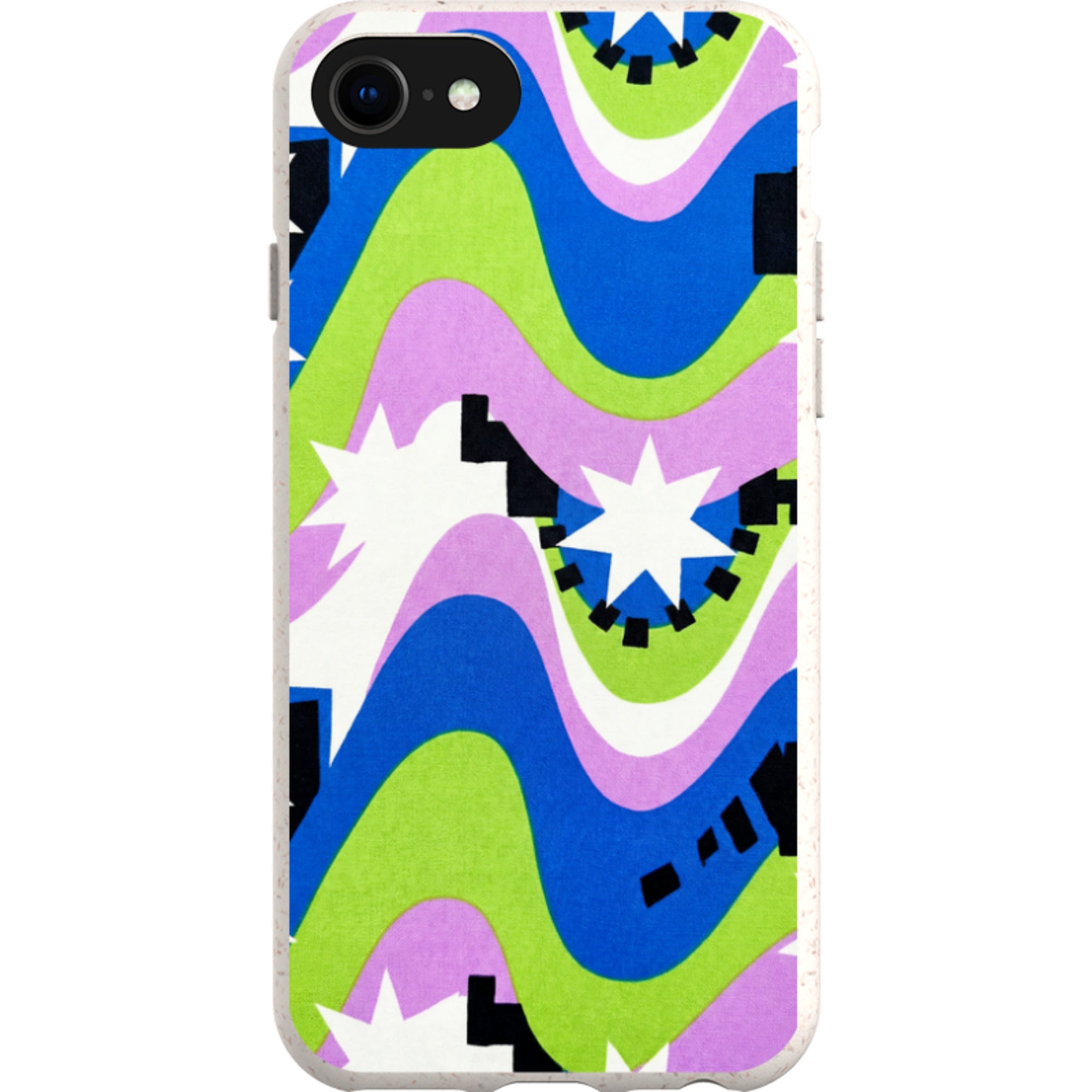 Aurora Pop Burst by Salla Niemi — iPhone SE3 iPhone Bio-degradable Case — Finnaij