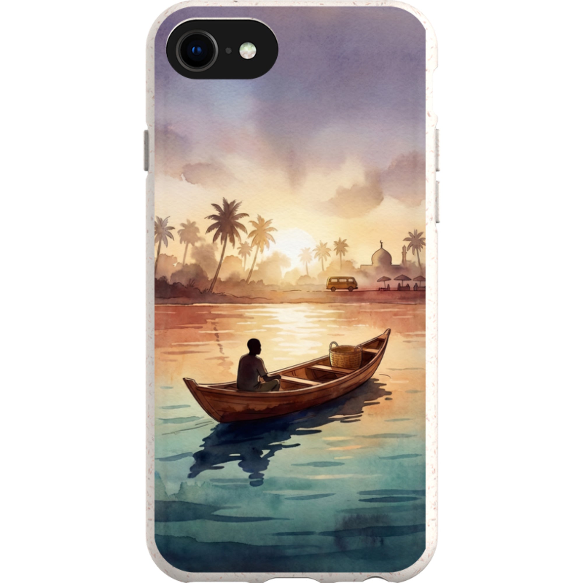 Lagoon Morning by Tobi Akinyemi — iPhone SE3 iPhone Bio-degradable Case — Finnaij