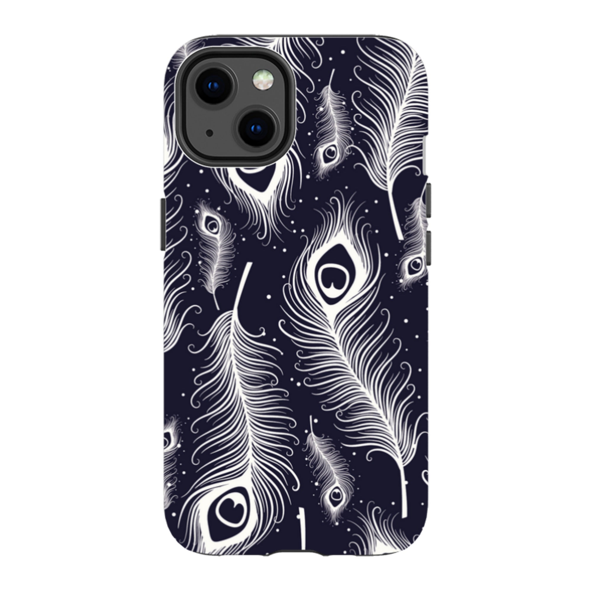 Feathers in Bloom — Apple iPhone Tough Case — Finnaij