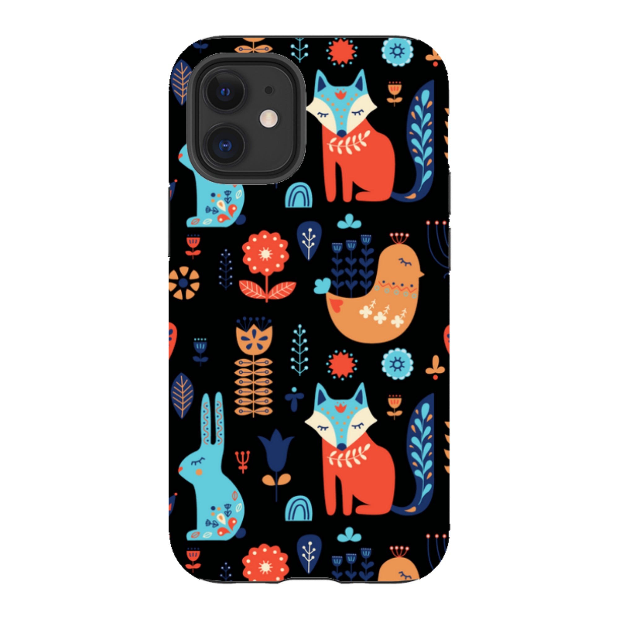 Nordic Ornament Black - iPhone Tough Case
