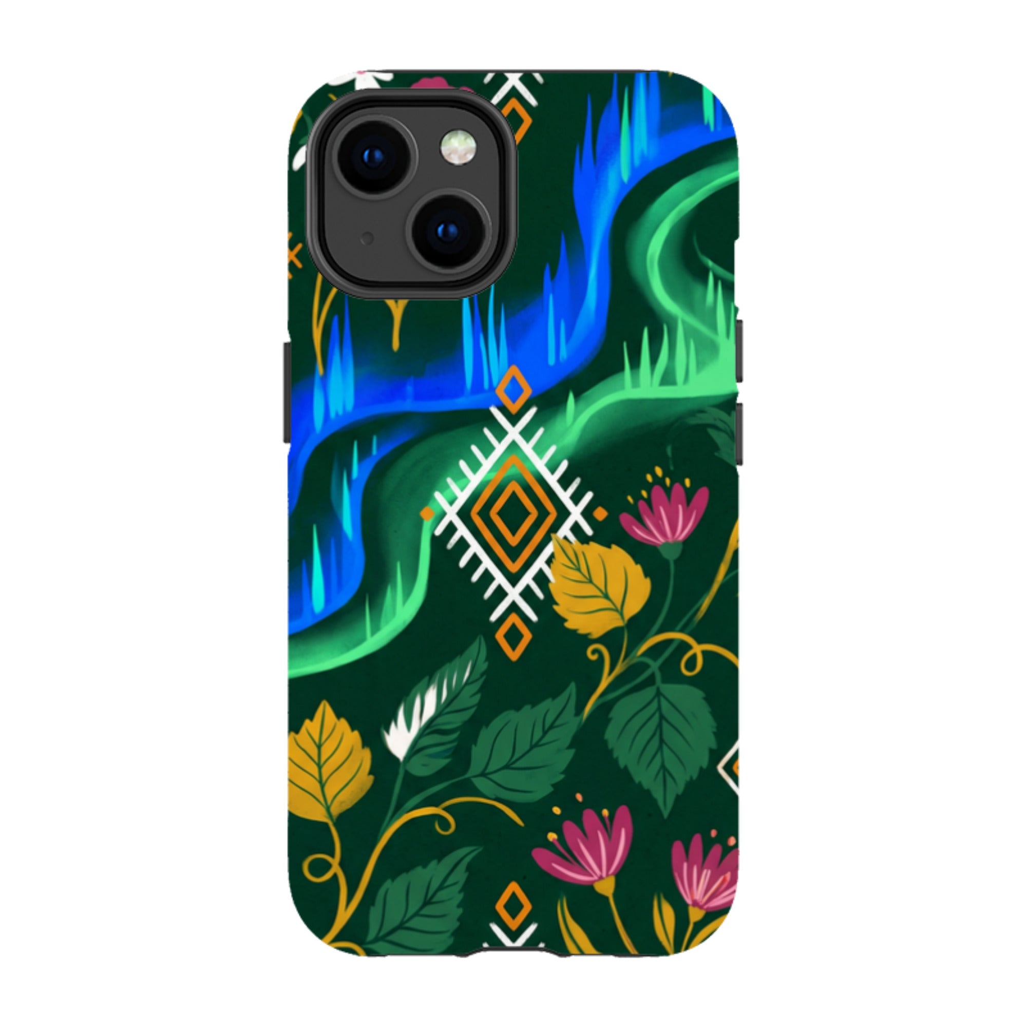 Aurora Birch Bloom by Aino Kallio — Apple iPhone Tough Case — Finnaij