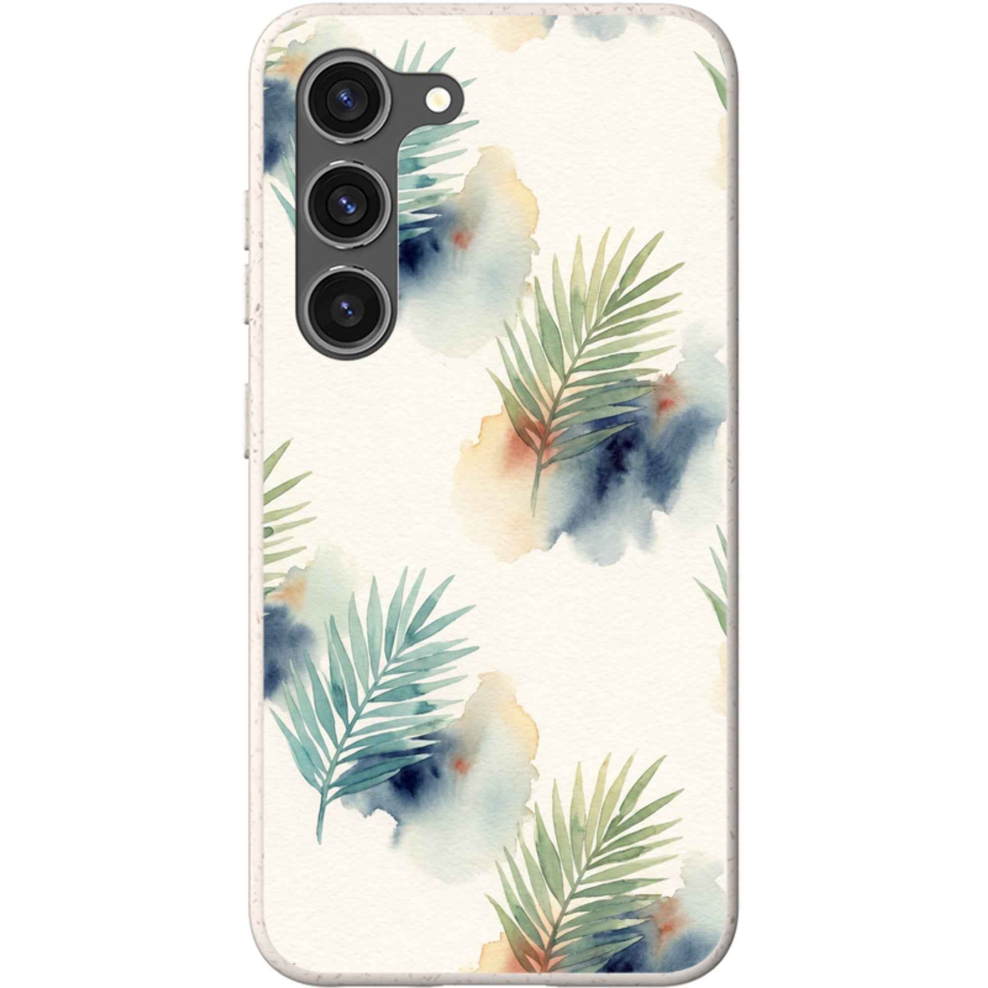 Palm Frond Breeze Pattern by Tobi Akinyemi - Samsung Galaxy Bio-degradable Case