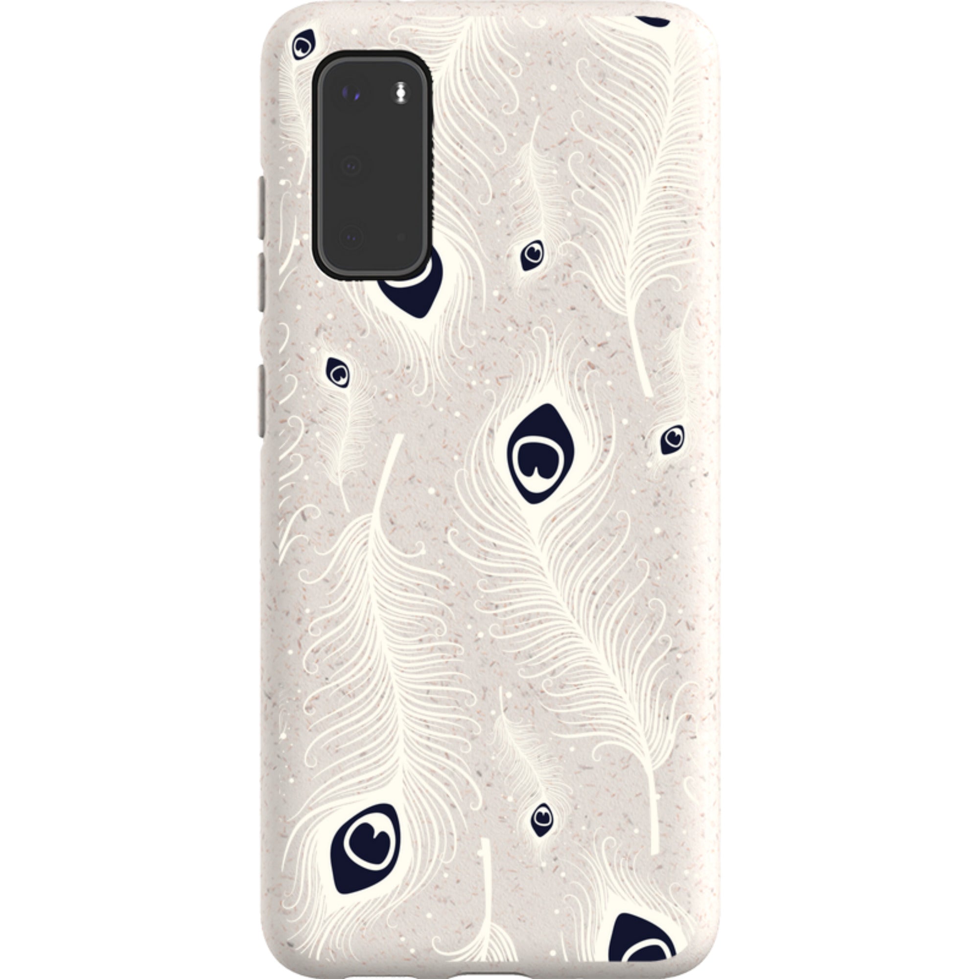 Feathers in Bloom Natural — Samsung Galaxy Bio-degradable Case — Finnaij