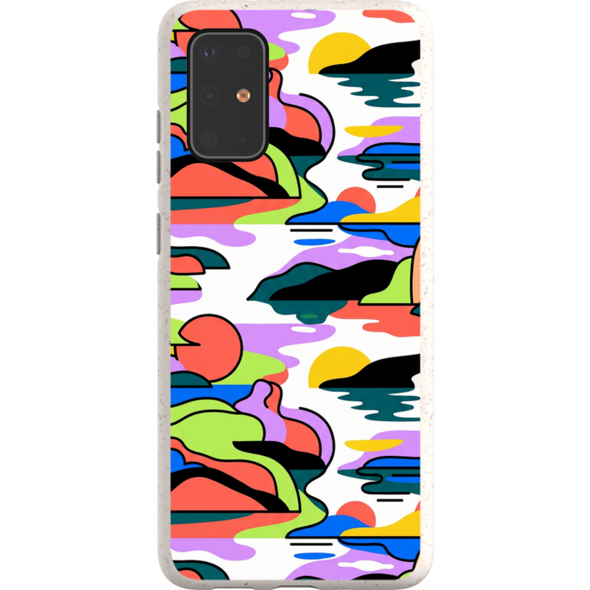 Archipelago Color Motion by Salla Niemi - Samsung Galaxy Bio-degradable Case