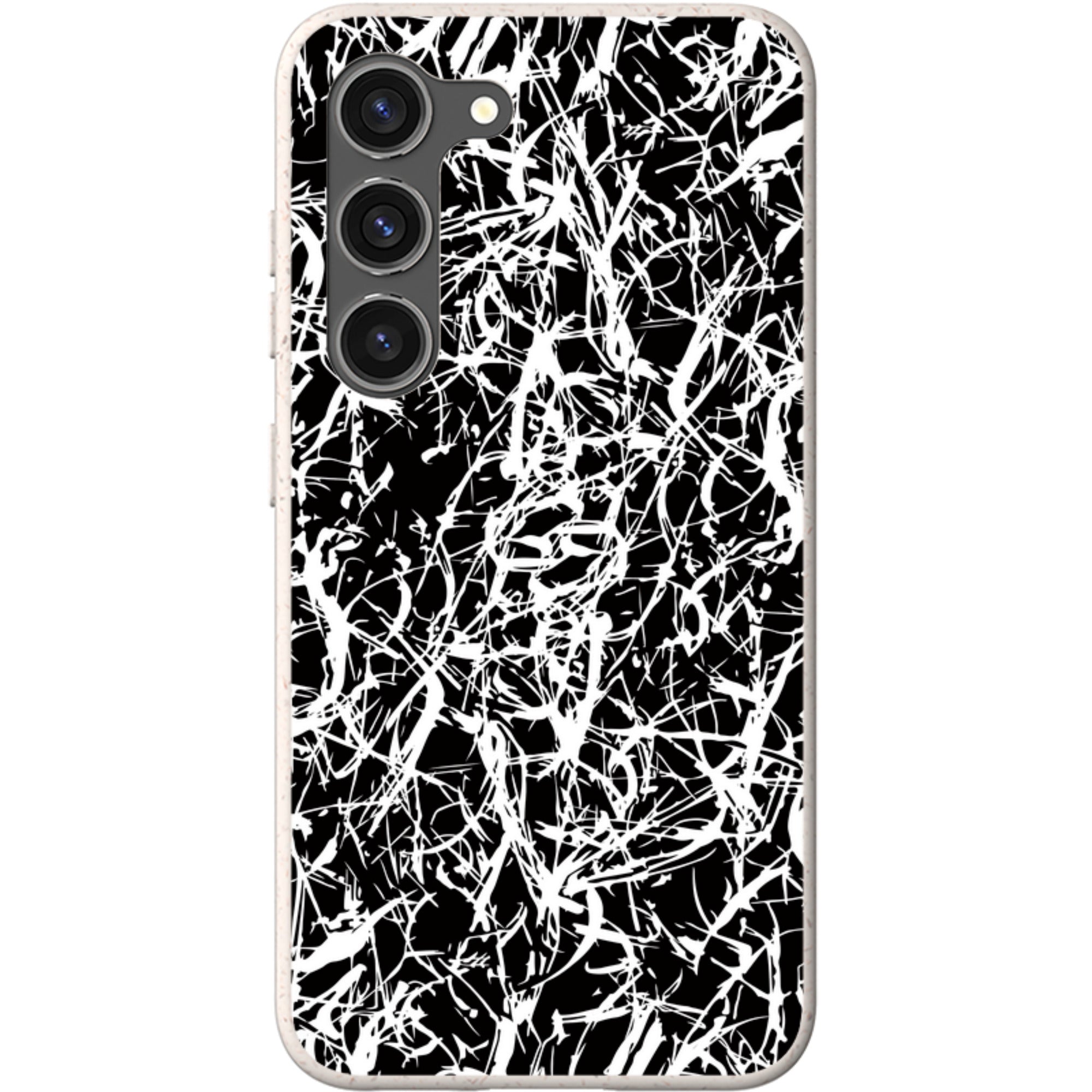Black-White Grunge — Samsung Galaxy Bio-degradable Case — Finnaij