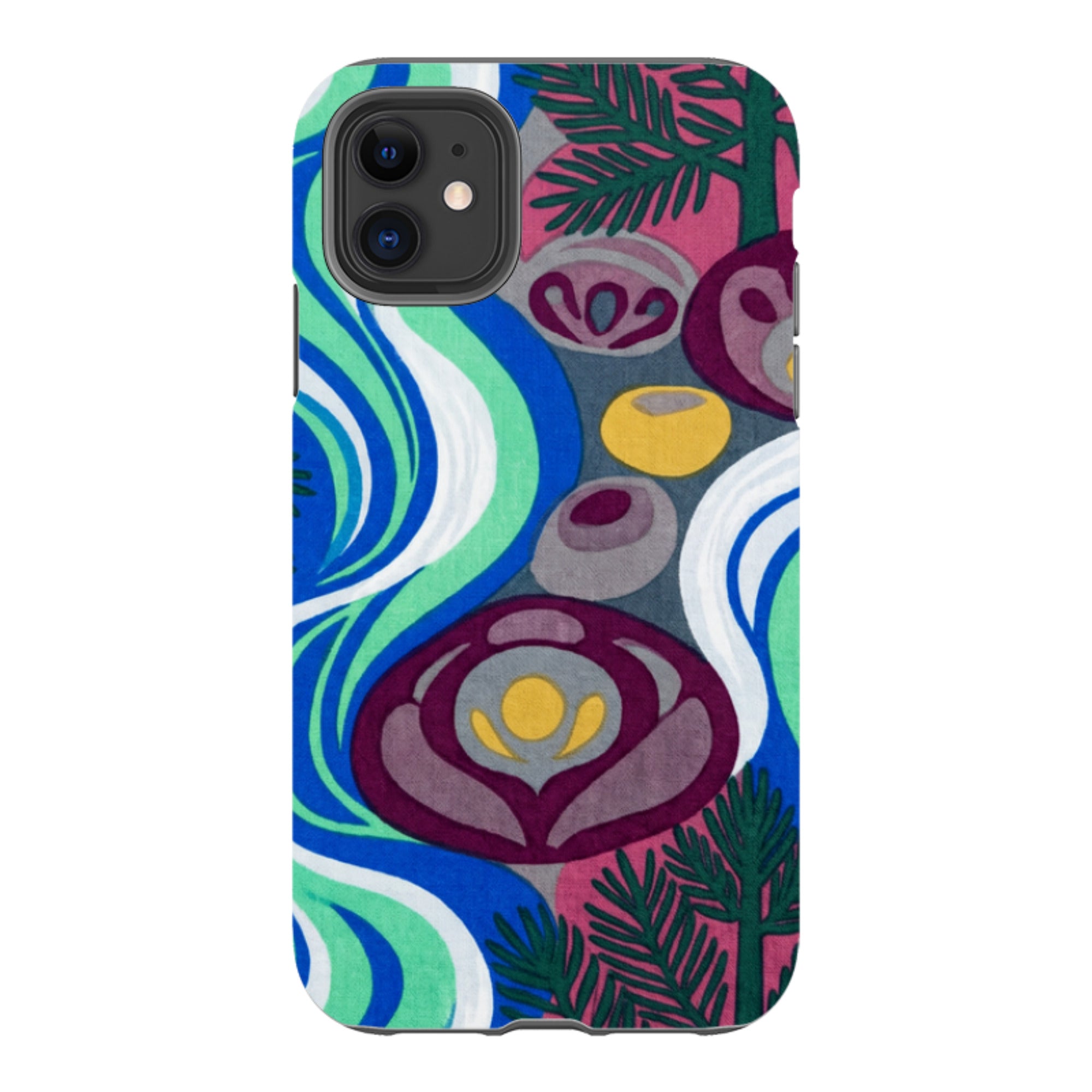 Sauna Bloom Motif by Aino Kallio - iPhone Tough Case