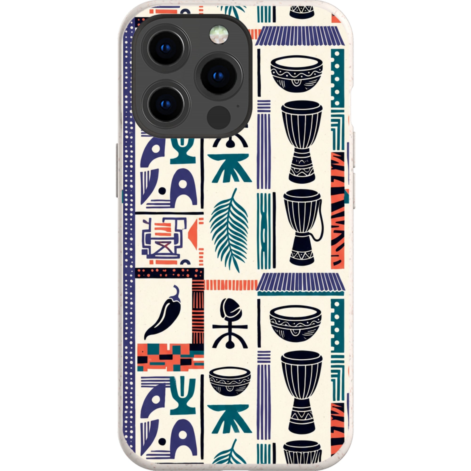 Market Day Icons by Ada Okoye — iPhone 13 Pro iPhone Bio-degradable Case — Finnaij