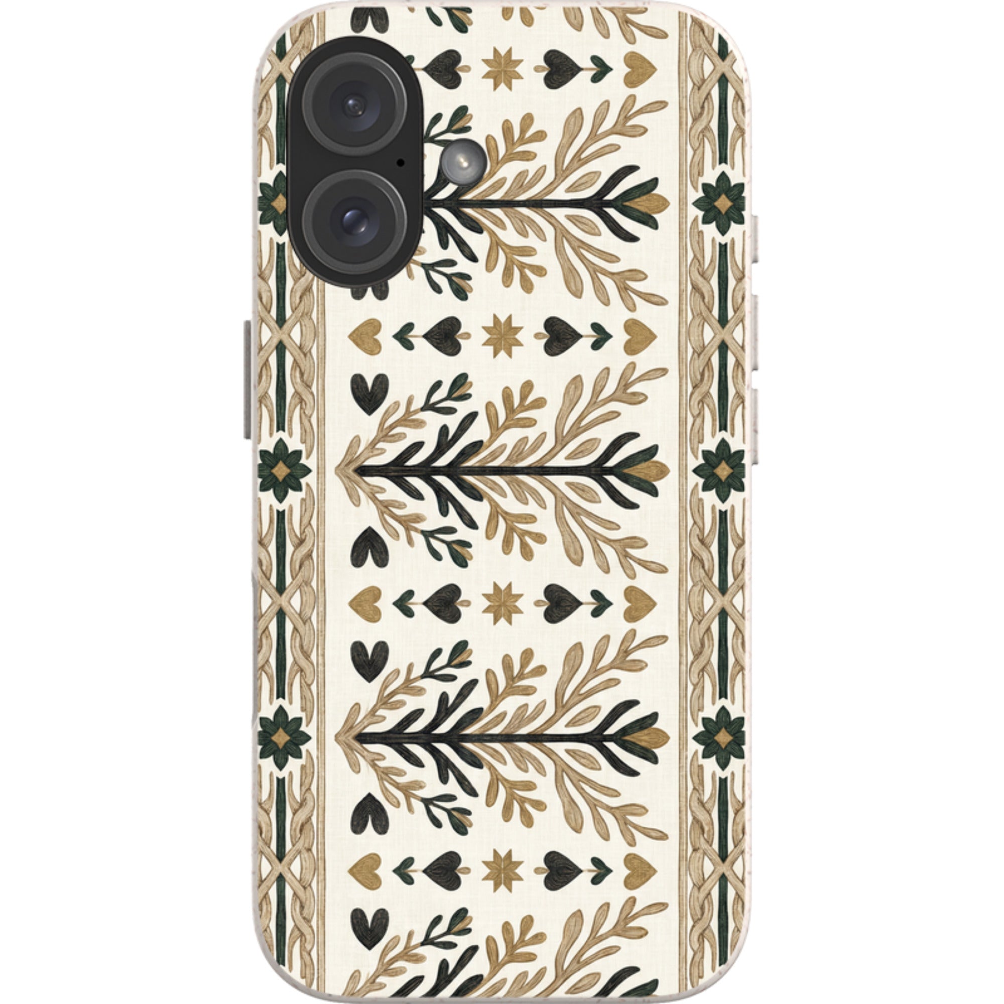 Heritage Border by Elsi Vaarala — iPhone 16 iPhone Bio-degradable Case — Finnaij