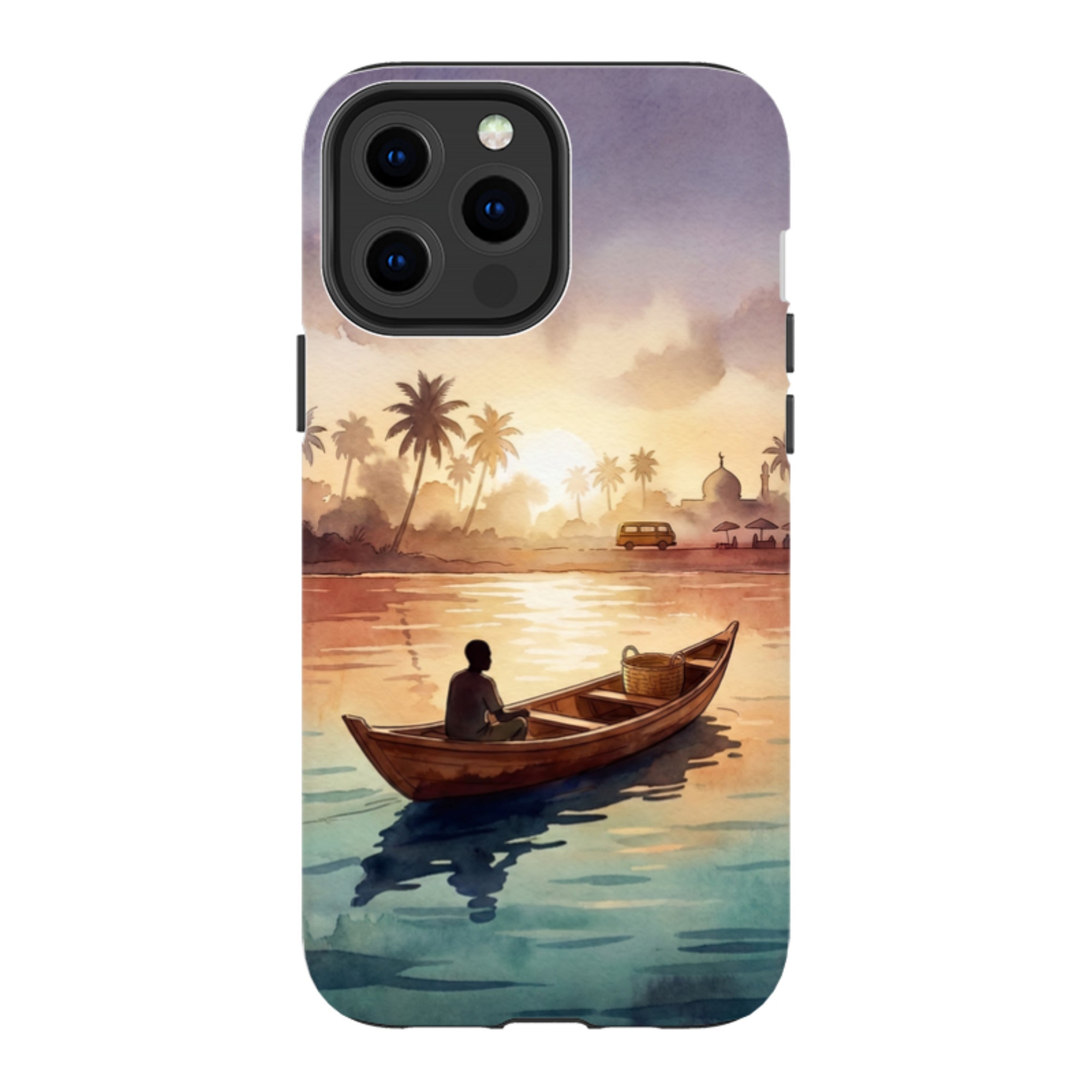 Lagoon Morning by Tobi Akinyemi - iPhone Tough Case
