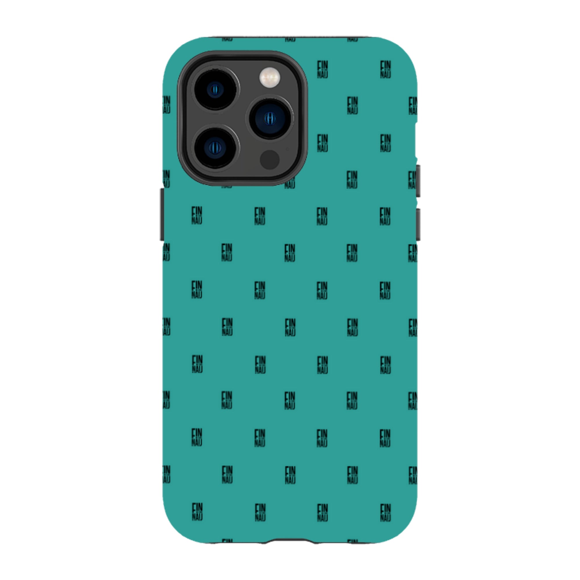 Monogram Teal — Apple iPhone Tough Case — Finnaij
