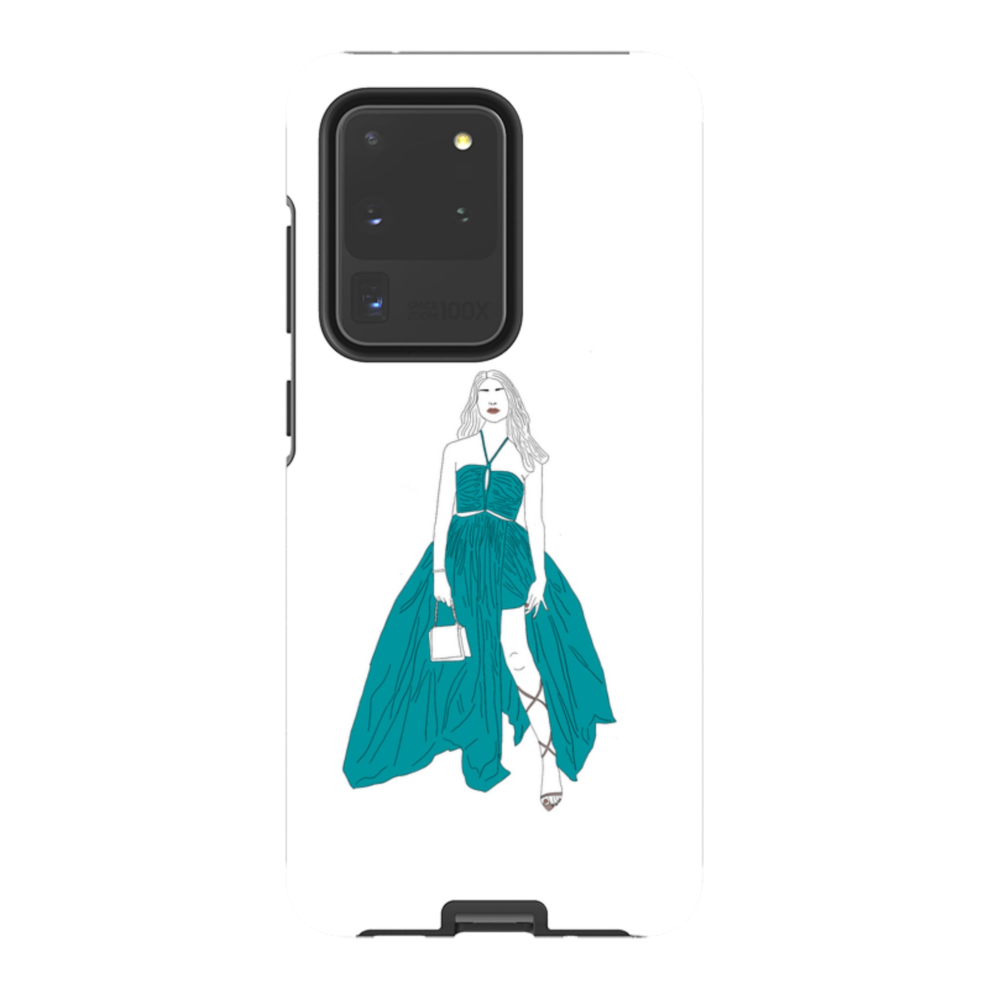 Blue Dress by Keagan Haight - Samsung Tough Case