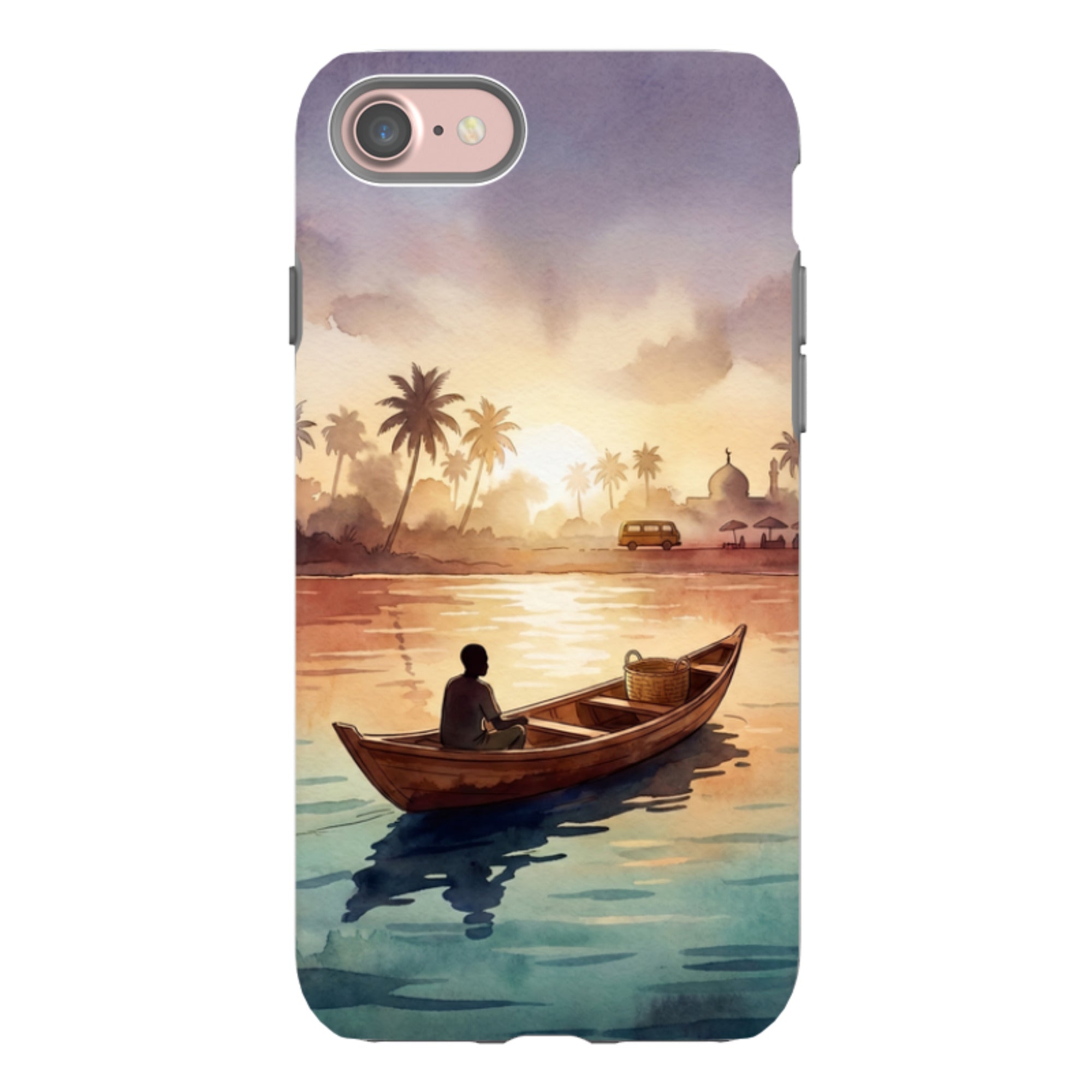 Lagoon Morning by Tobi Akinyemi - iPhone Tough Case
