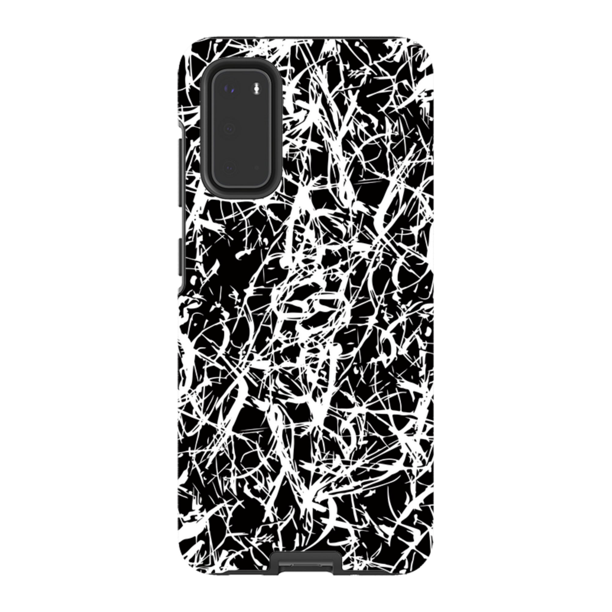 Black-White Grunge - Samsung Tough Case