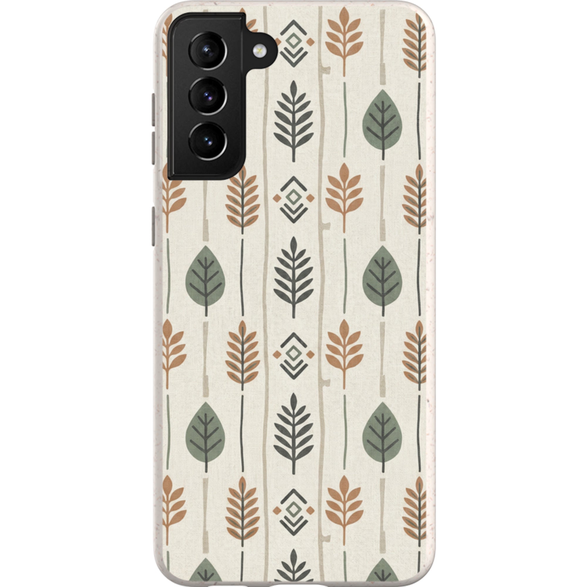 Birch and Linen Pattern by Elsi Vaarala — Samsung Galaxy Bio-degradable Case — Finnaij
