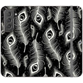 Feathers in Bloom Black — S22 Wallet Case — Finnaij