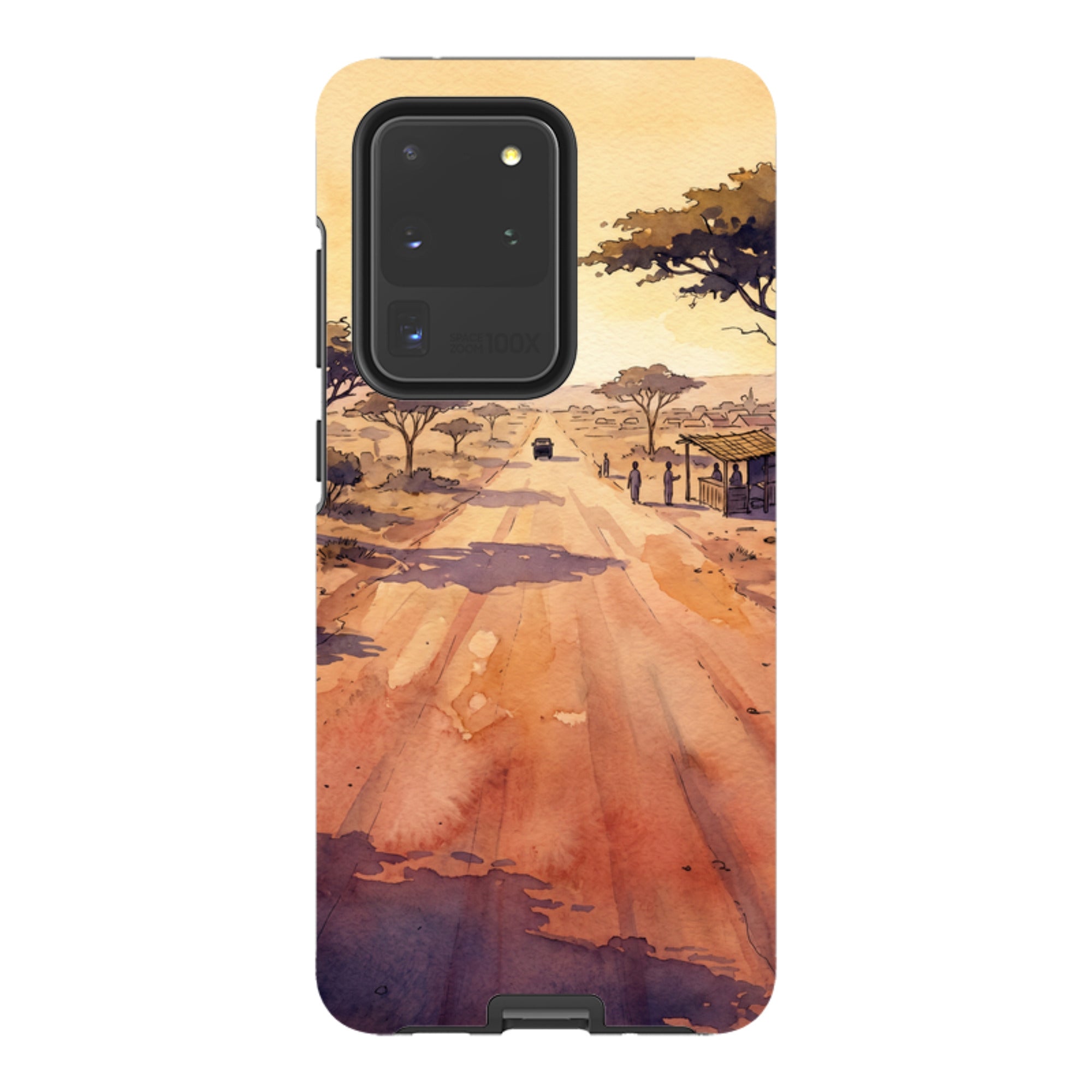 Laterite Road Golden Hour by Tobi Akinyemi - Samsung Tough Case