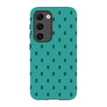 Monogram Teal — Samsung Galaxy Tough Case — Finnaij