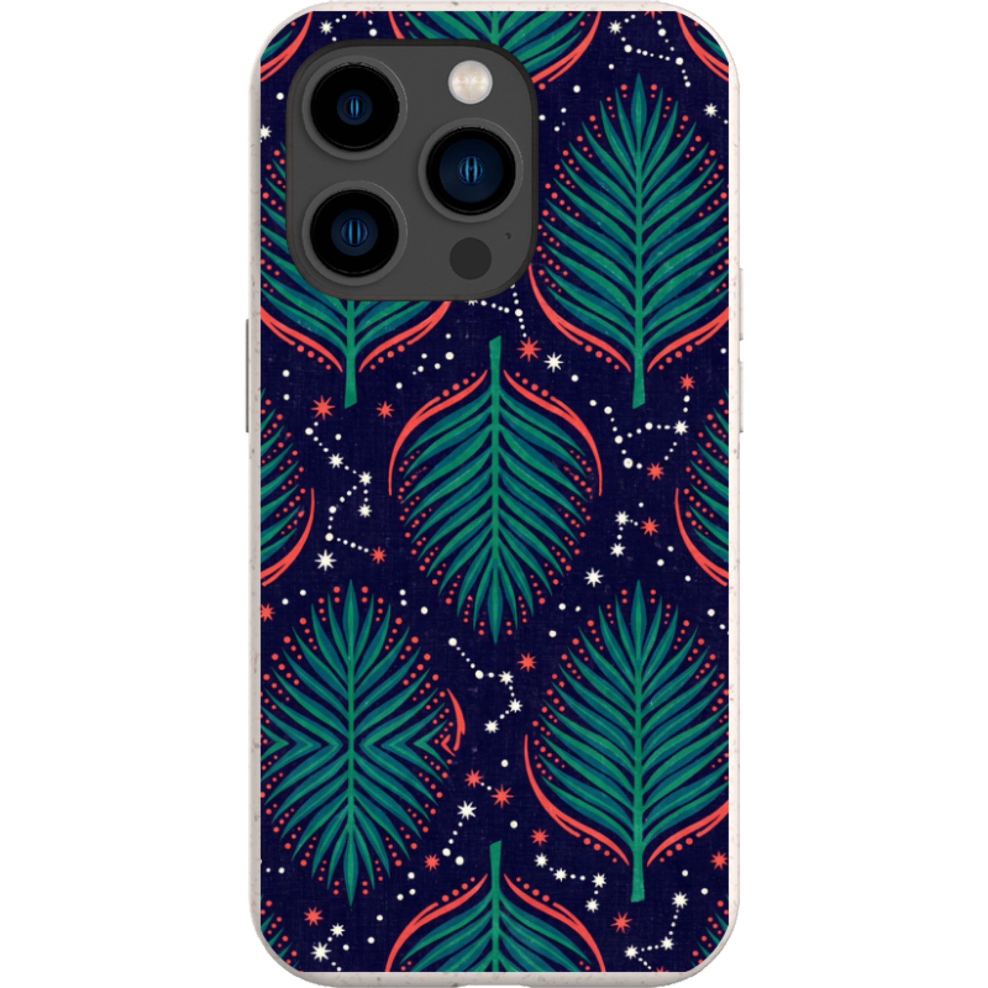 Palm Frond Constellations by Ada Okoye — iPhone 14 Pro iPhone Bio-degradable Case — Finnaij