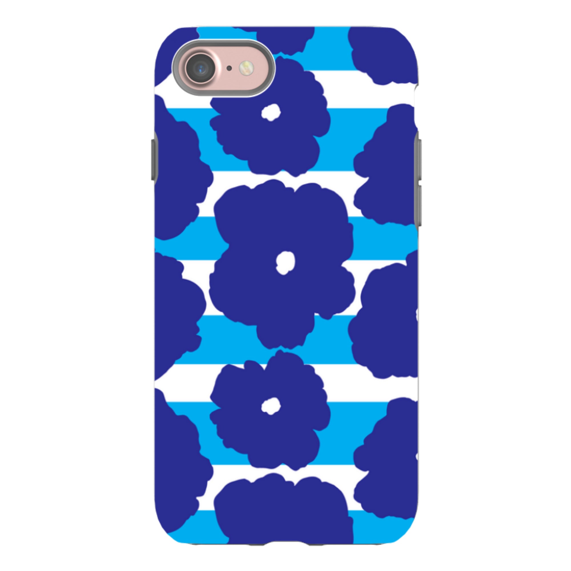 Bold Floral Blue — Apple iPhone Tough Case — Finnaij