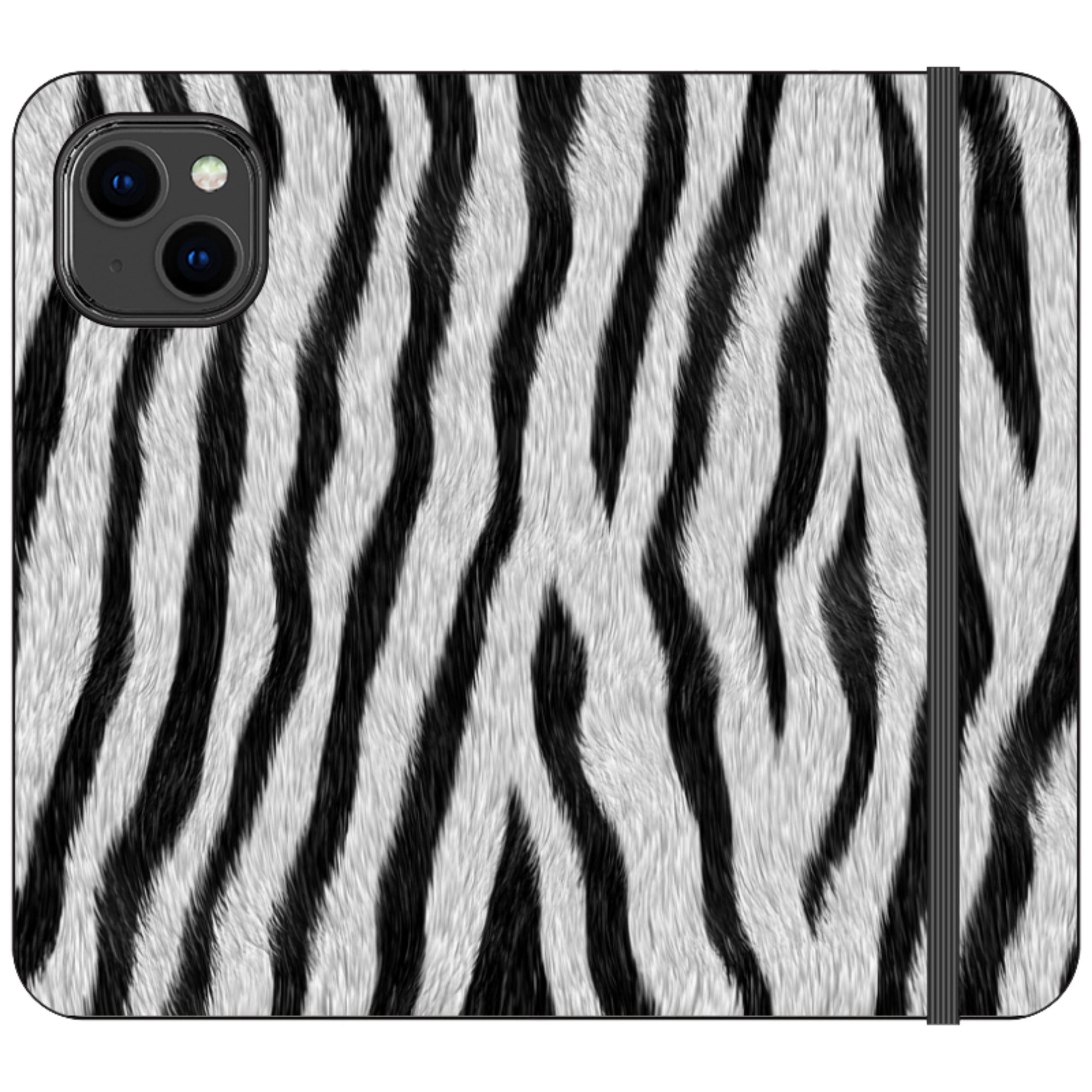 Zebra Groove - Folio Wallet Case - Finnaij