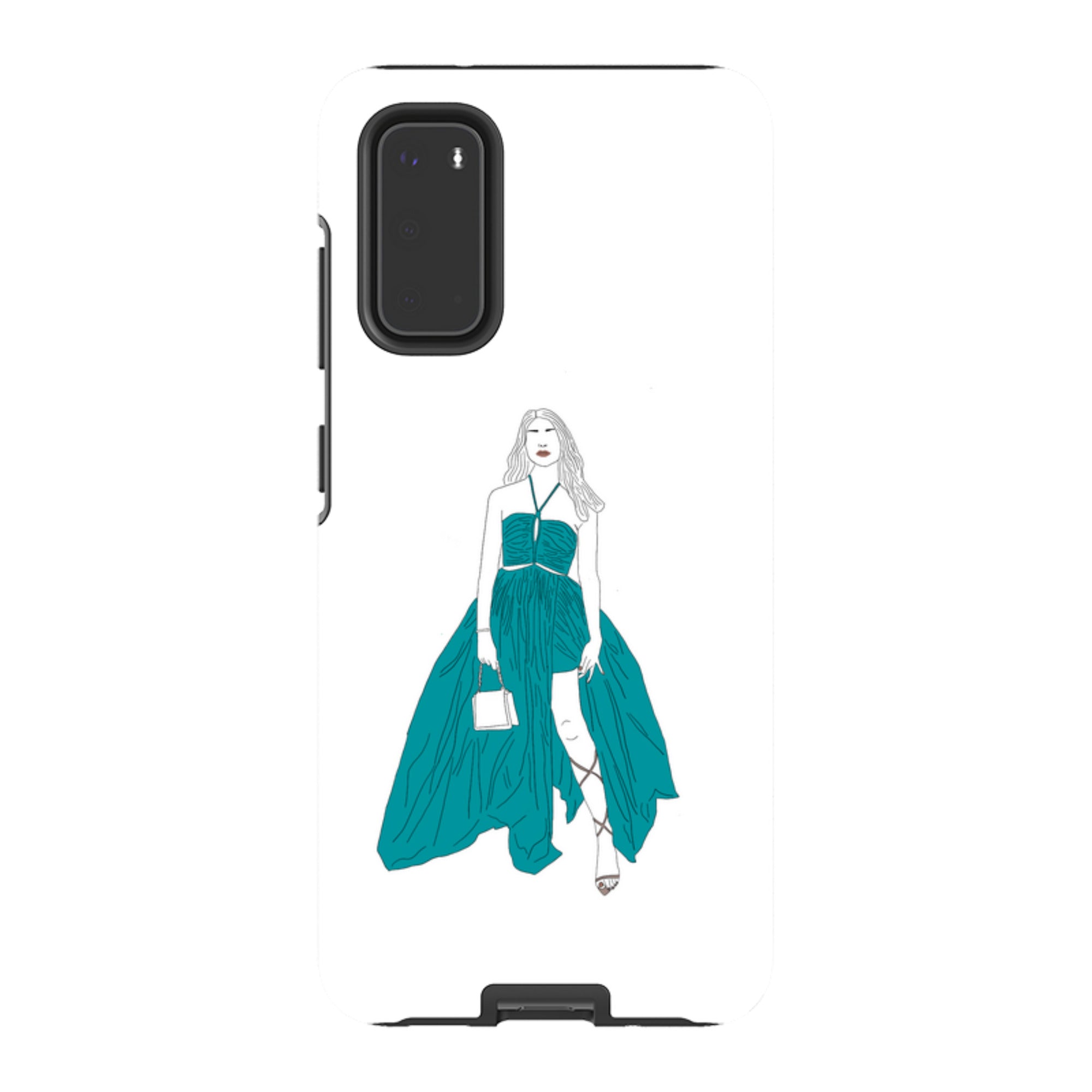 Blue Dress by Keagan Haight - Samsung Tough Case