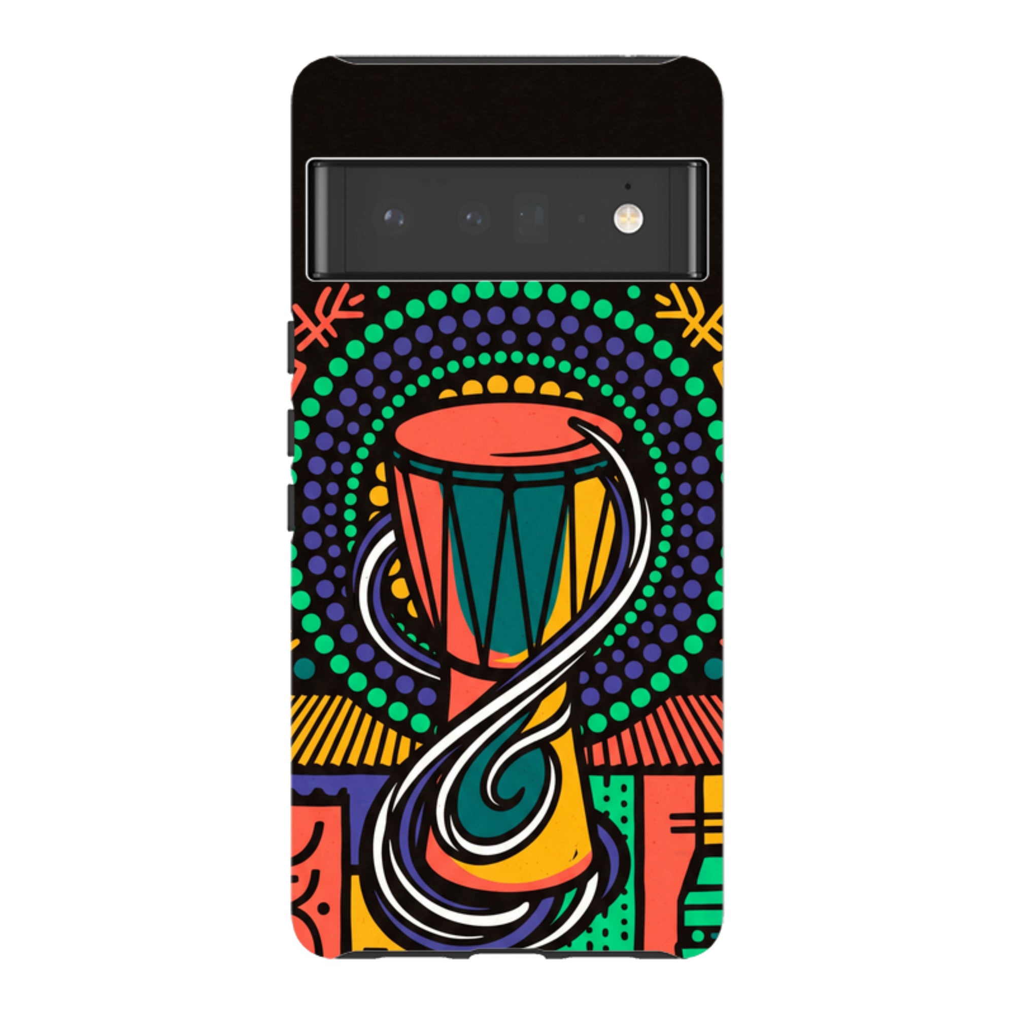 Talking Drum Halo by Ada Okoye — Tough Case for Google Pixel — Finnaij