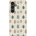 Birch and Linen Pattern by Elsi Vaarala — Samsung Galaxy Bio-degradable Case — Finnaij